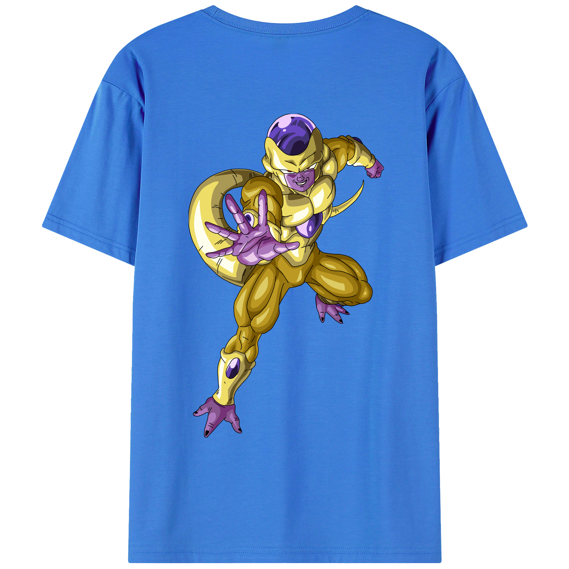 （画像用） ドラゴンボール フリーザ DRAGON BALL Frieza 綿100％ メンズ半袖Tシャツ（バックプリント） 通気性