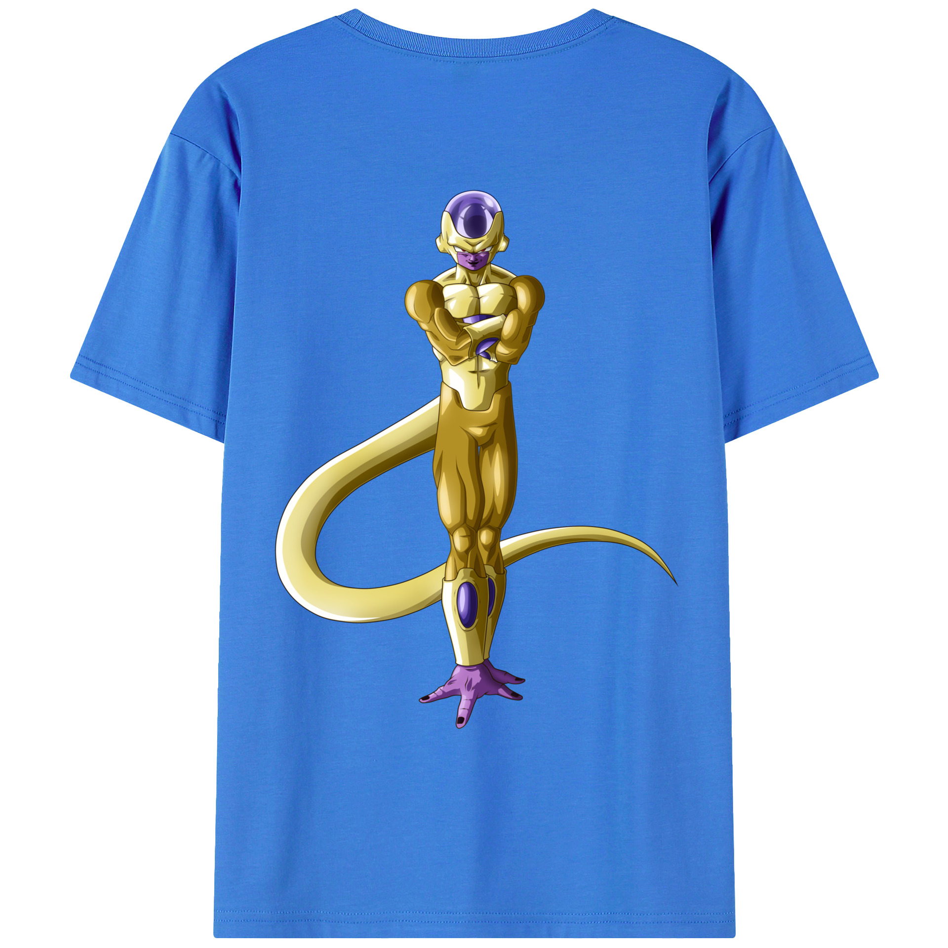 （画像用） ドラゴンボール フリーザ DRAGON BALL Frieza 綿100％ メンズ半袖Tシャツ（バックプリント） 通気性