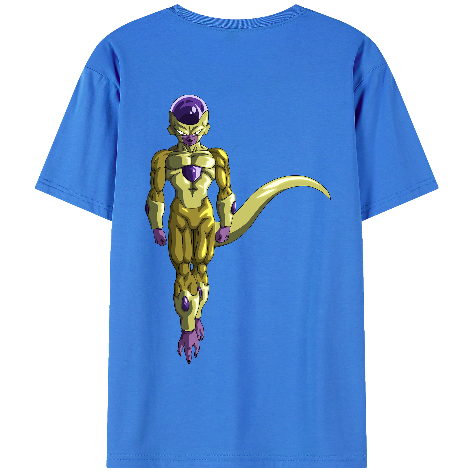 （画像用） ドラゴンボール フリーザ DRAGON BALL Frieza 綿100％ メンズ半袖Tシャツ（バックプリント） 通気性