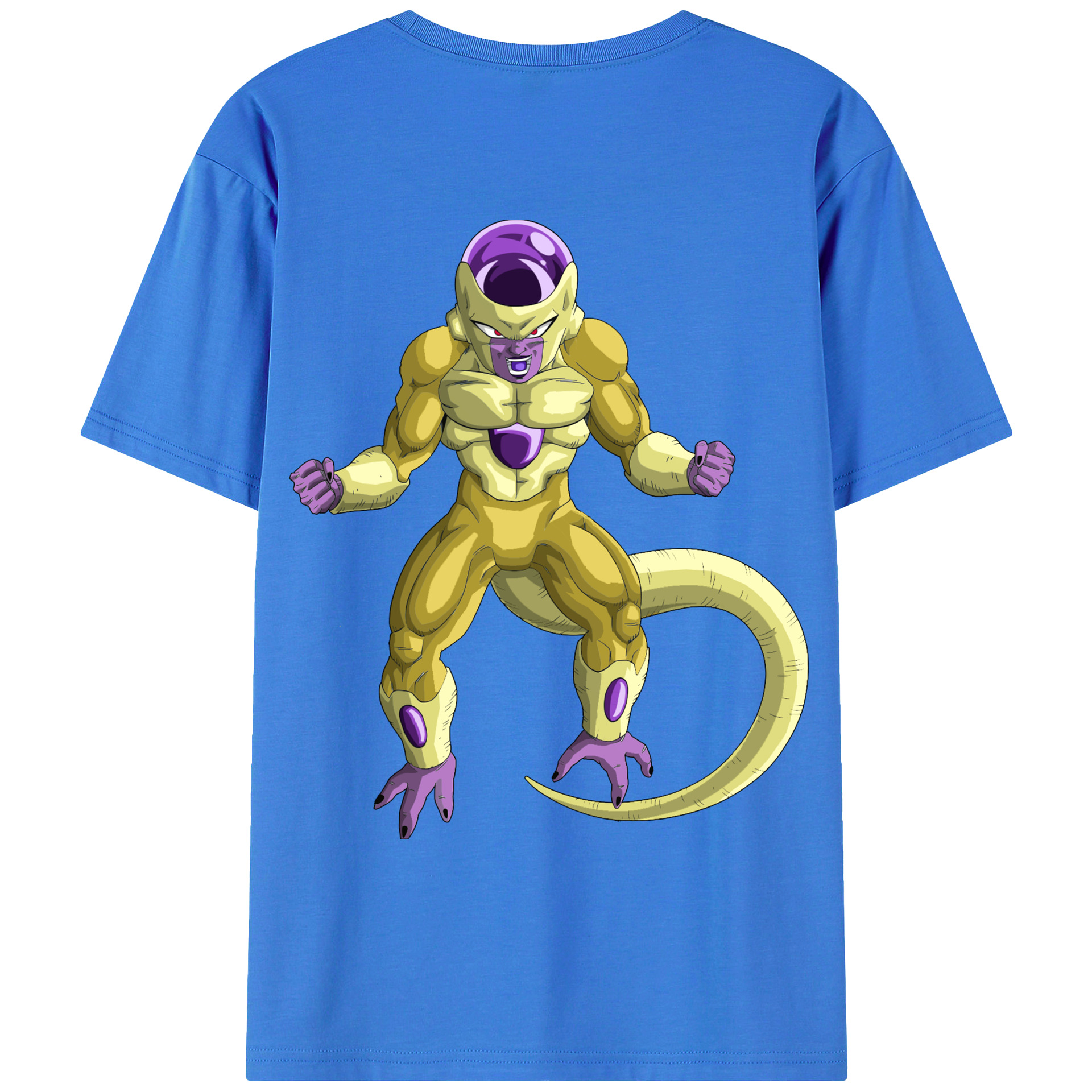 （画像用） ドラゴンボール フリーザ DRAGON BALL Frieza 綿100％ メンズ半袖Tシャツ（バックプリント） 通気性