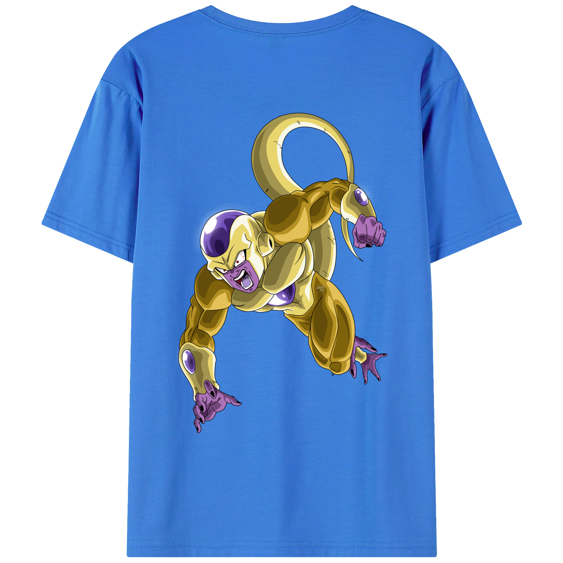 （画像用） ドラゴンボール フリーザ DRAGON BALL Frieza 綿100％ メンズ半袖Tシャツ（バックプリント） 通気性