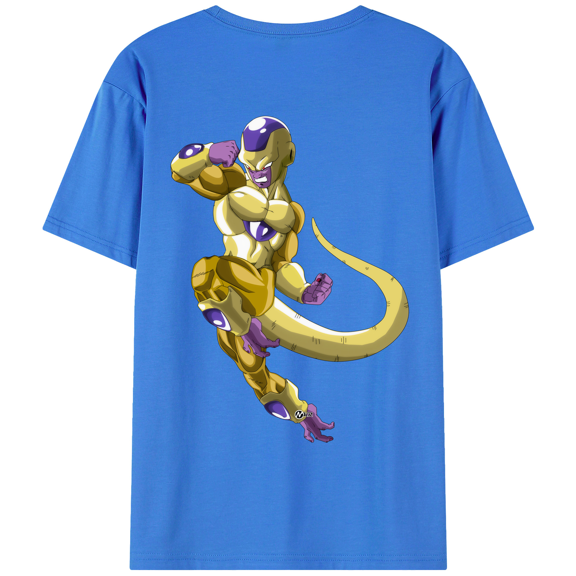 （画像用） ドラゴンボール フリーザ DRAGON BALL Frieza 綿100％ メンズ半袖Tシャツ（バックプリント） 通気性