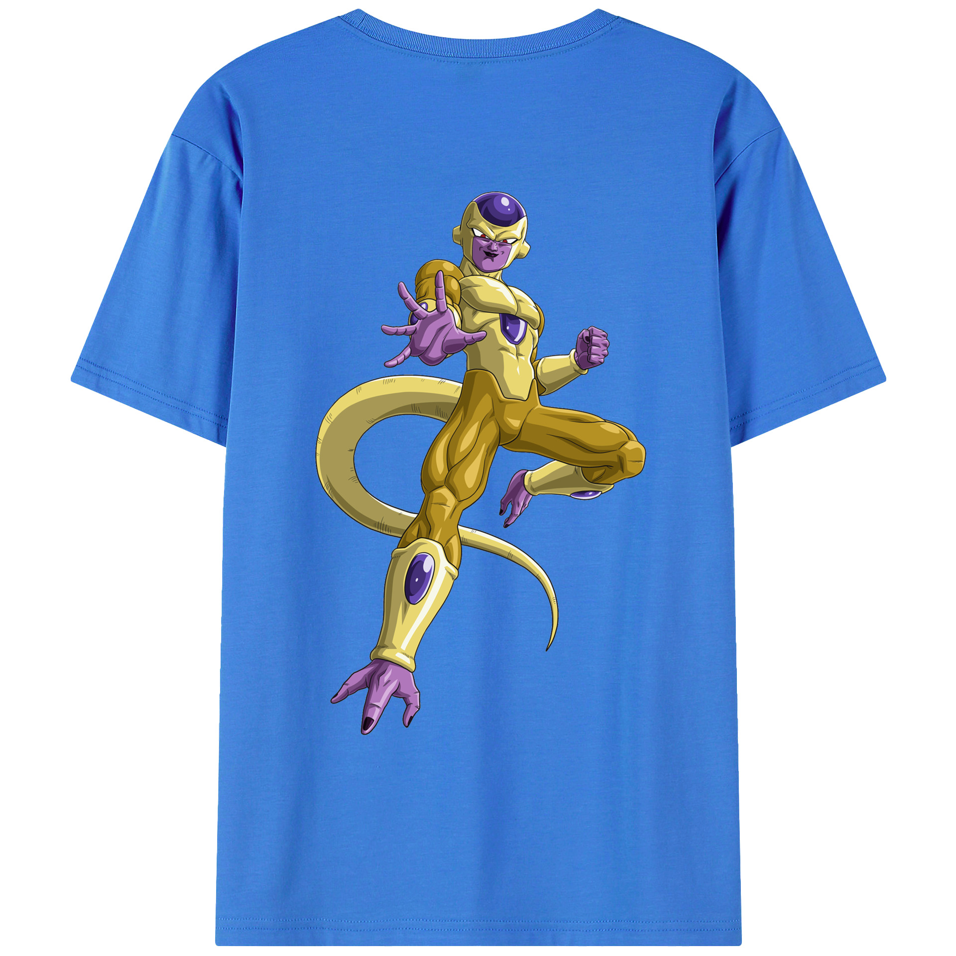 （画像用） ドラゴンボール フリーザ DRAGON BALL Frieza 綿100％ メンズ半袖Tシャツ（バックプリント） 通気性