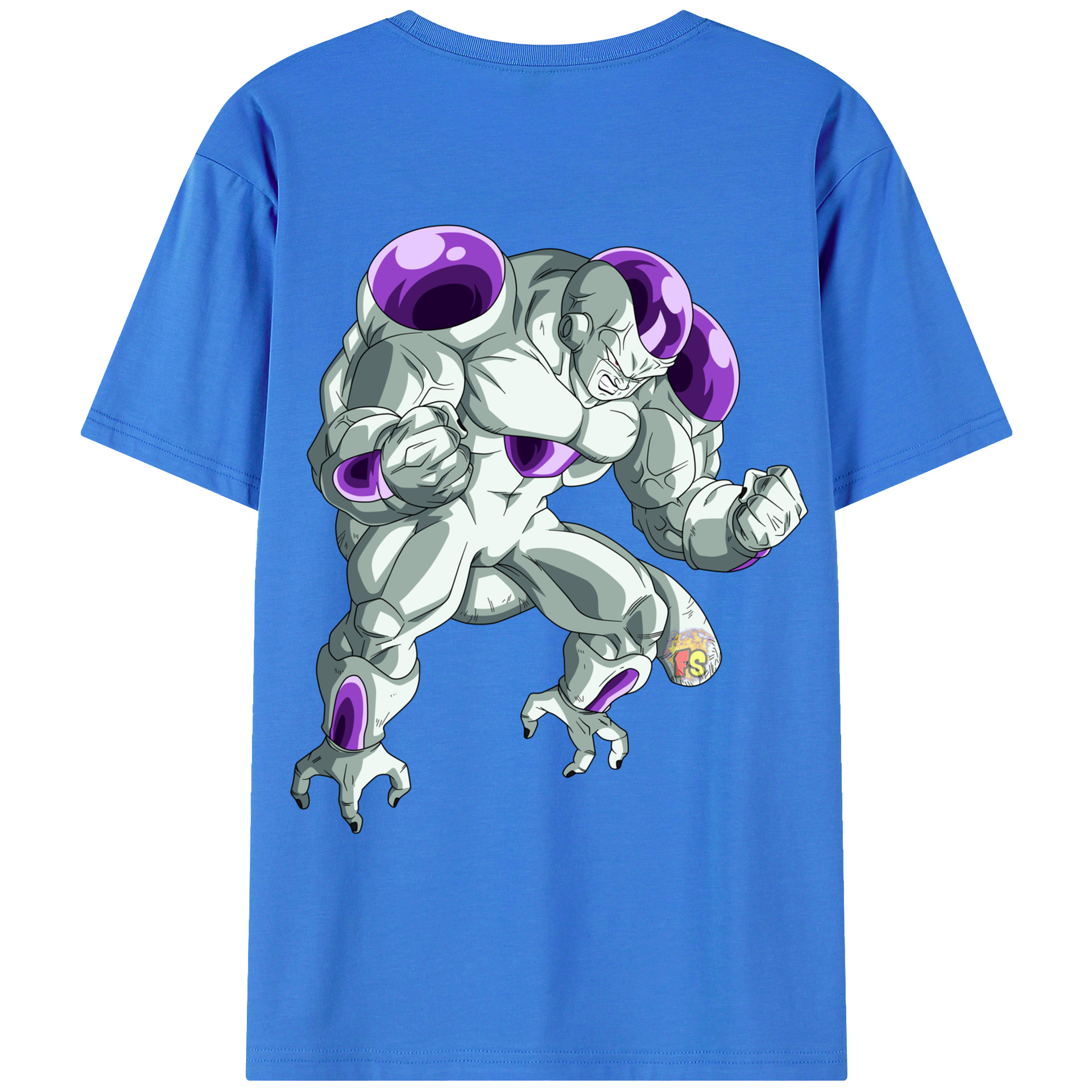 （画像用） ドラゴンボール フリーザ DRAGON BALL Frieza 綿100％ メンズ半袖Tシャツ（バックプリント） 通気性