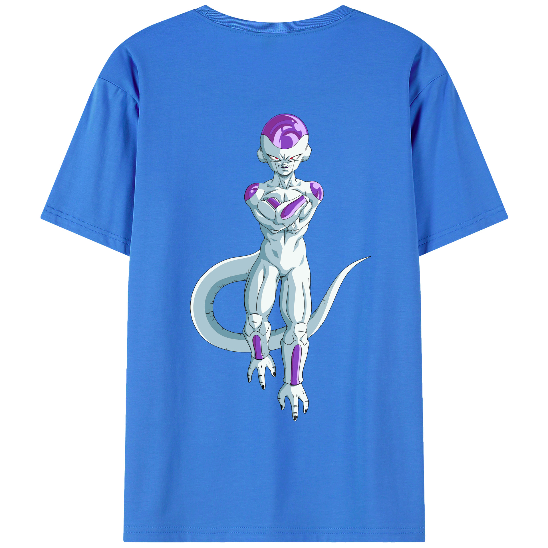 （画像用） ドラゴンボール フリーザ DRAGON BALL Frieza 綿100％ メンズ半袖Tシャツ（バックプリント） 通気性