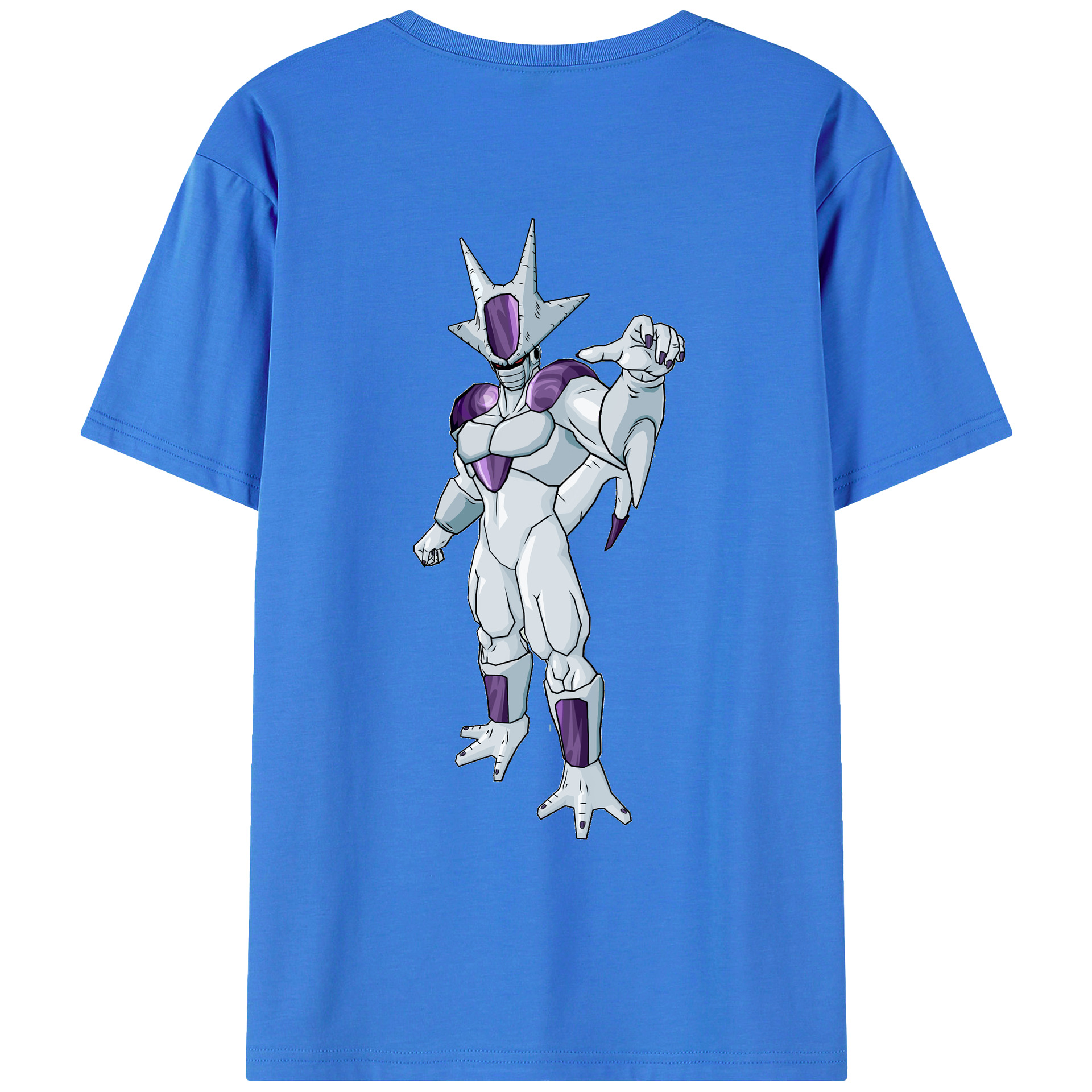 （画像用） ドラゴンボール クウラ DRAGON BALL Cooler Coora 綿100％ メンズ半袖Tシャツ（バックプリント） 通気性
