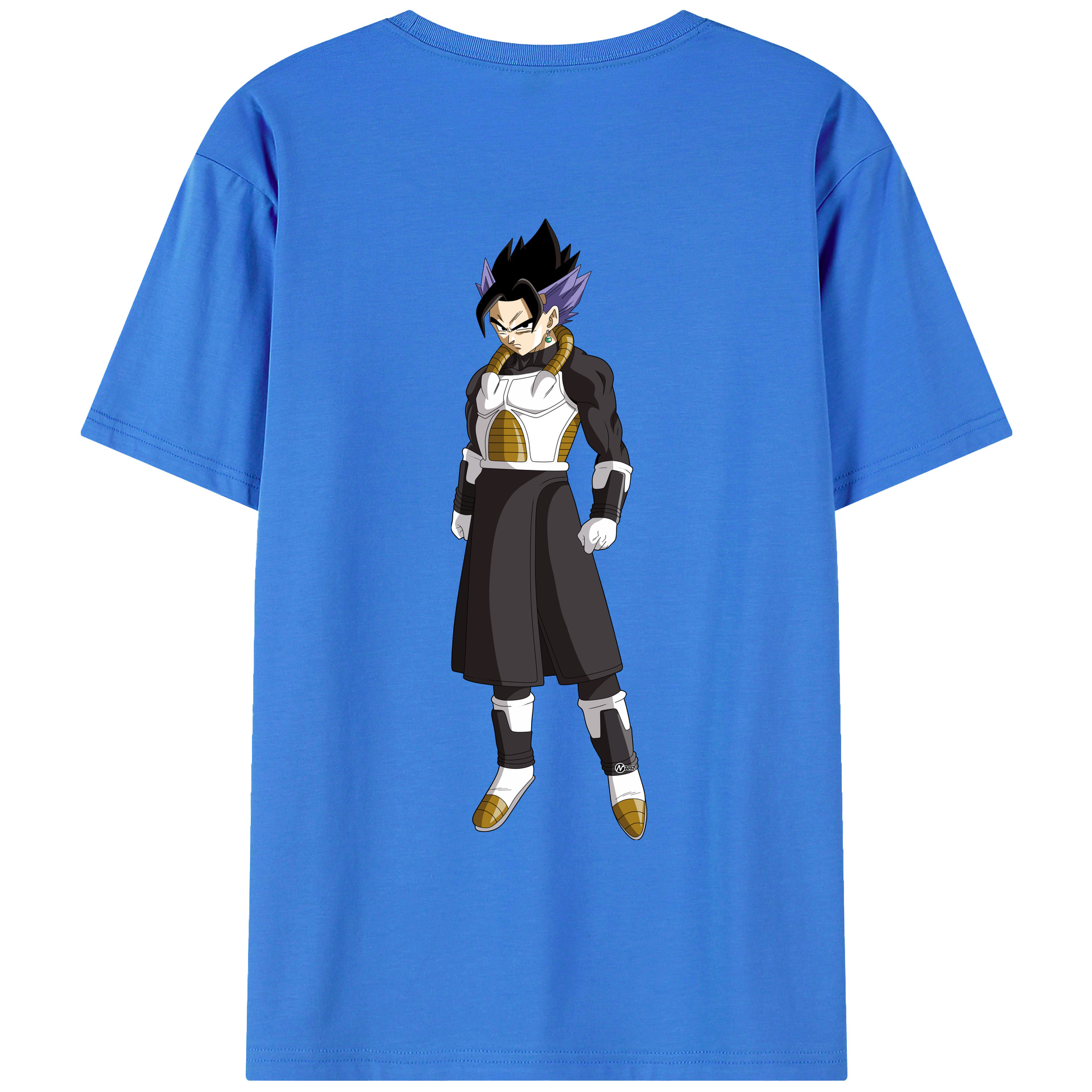 （画像用） ドラゴンボール ベジット DRAGON BALL Vegetto 綿100％ メンズ半袖Tシャツ（バックプリント） 通気性