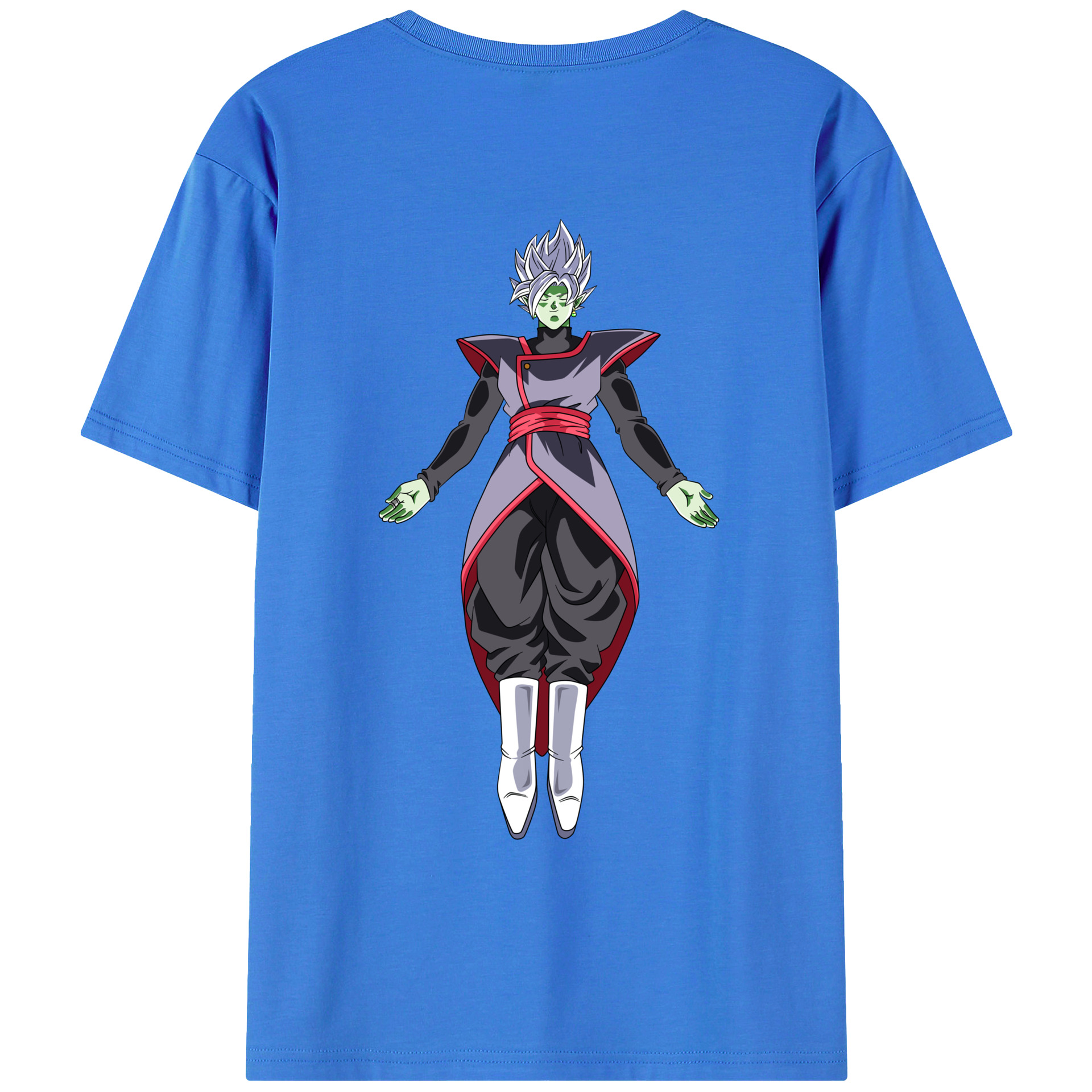 （画像用） ドラゴンボール ベジット DRAGON BALL Vegetto 綿100％ メンズ半袖Tシャツ（バックプリント） 通気性