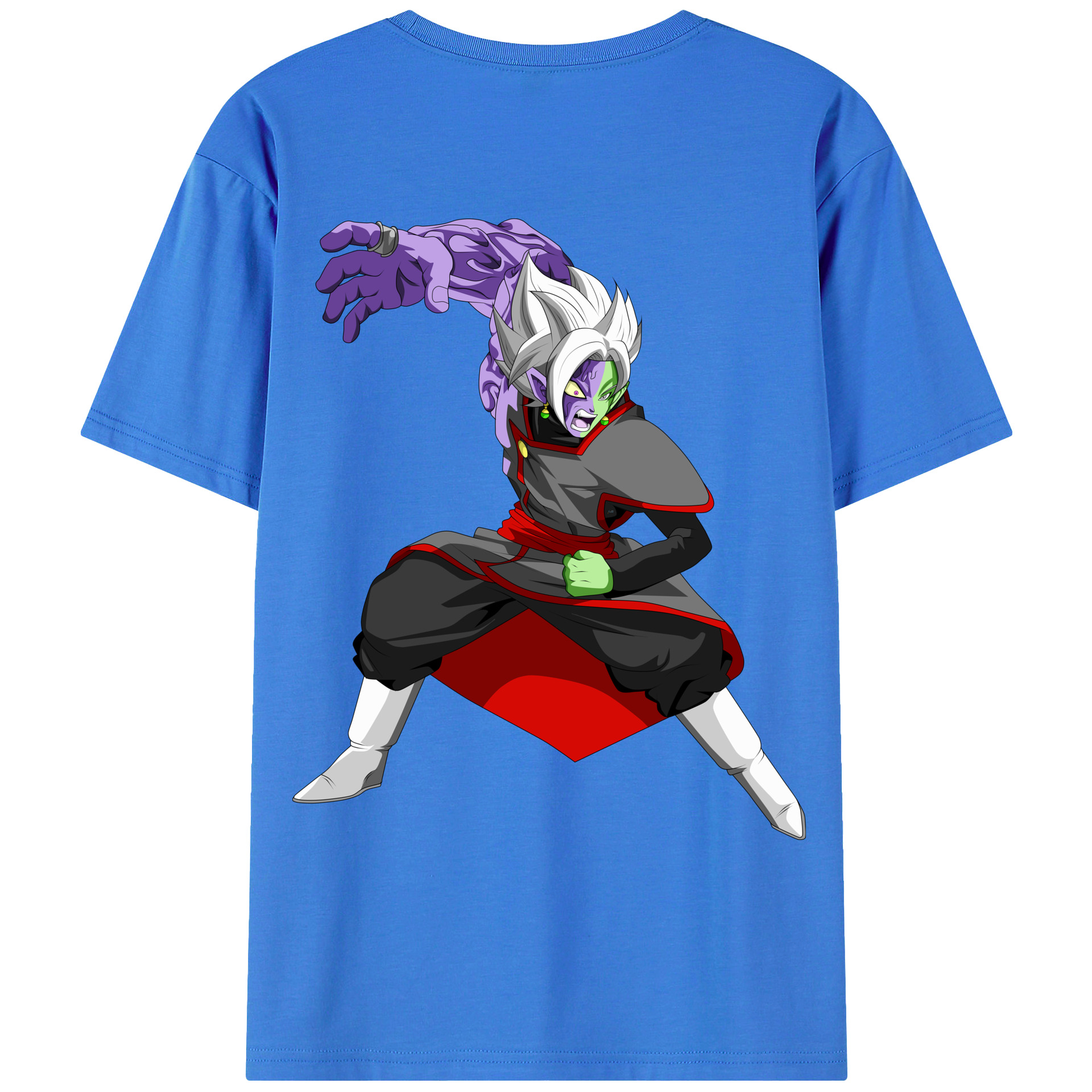 （画像用） ドラゴンボール ベジット DRAGON BALL Vegetto 綿100％ メンズ半袖Tシャツ（バックプリント） 通気性
