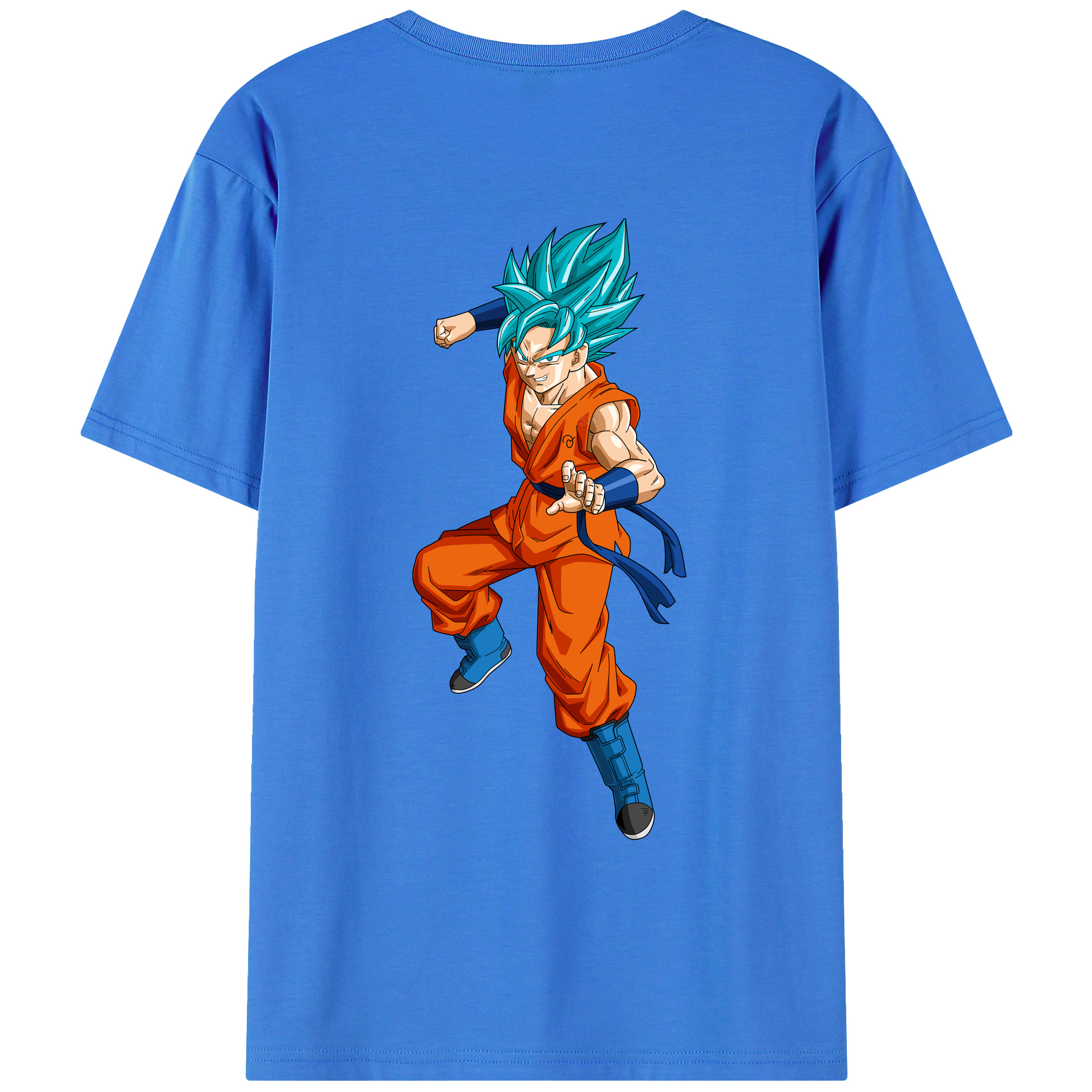 （画像用） ドラゴンボール ベジット DRAGON BALL Vegetto 綿100％ メンズ半袖Tシャツ（バックプリント） 通気性