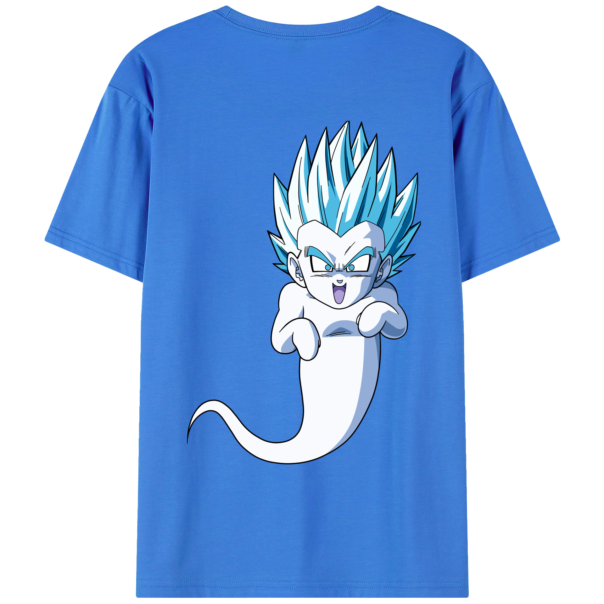 （画像用） ドラゴンボール ベジット DRAGON BALL Vegetto 綿100％ メンズ半袖Tシャツ（バックプリント） 通気性
