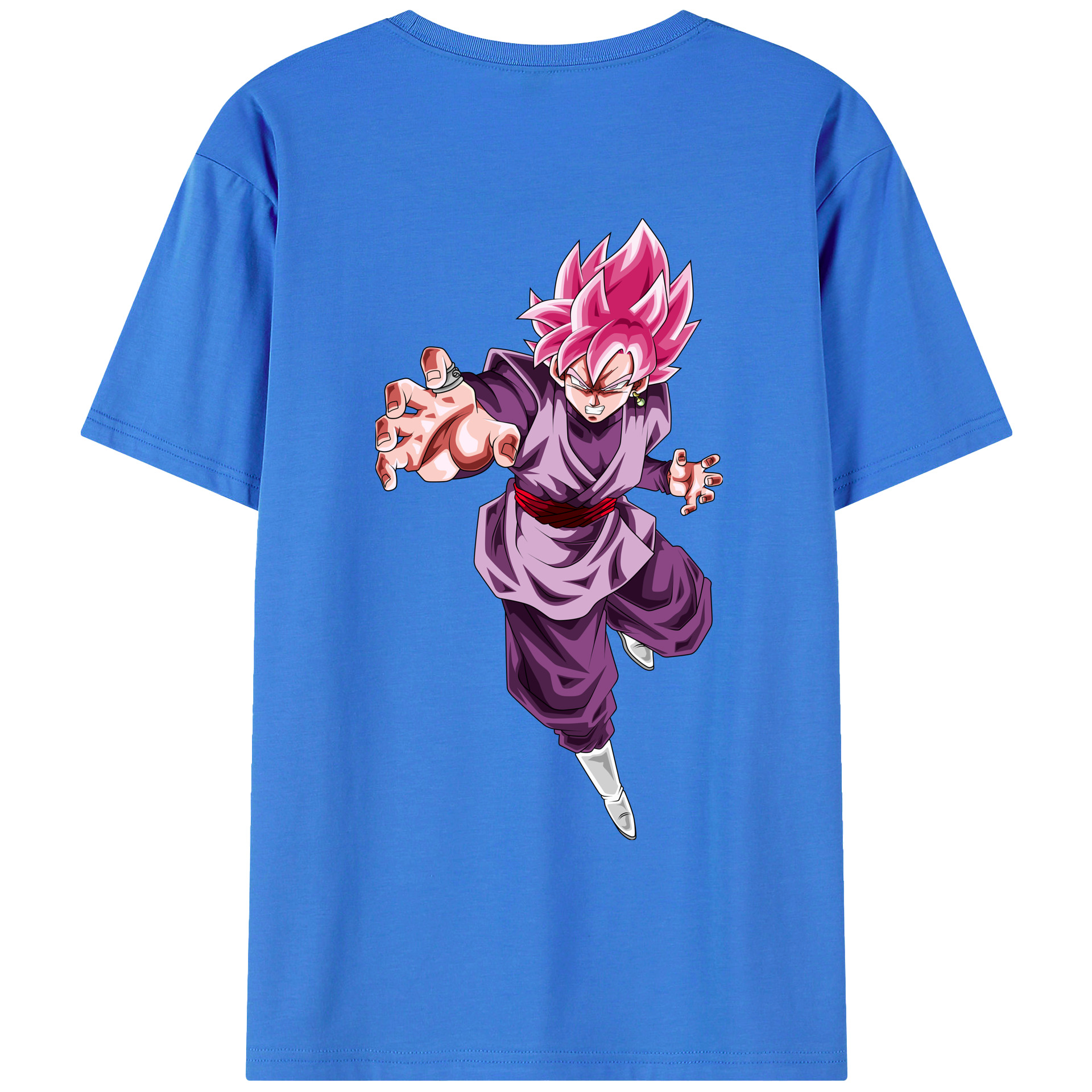 （画像用） ドラゴンボール ベジット DRAGON BALL Vegetto 綿100％ メンズ半袖Tシャツ（バックプリント） 通気性