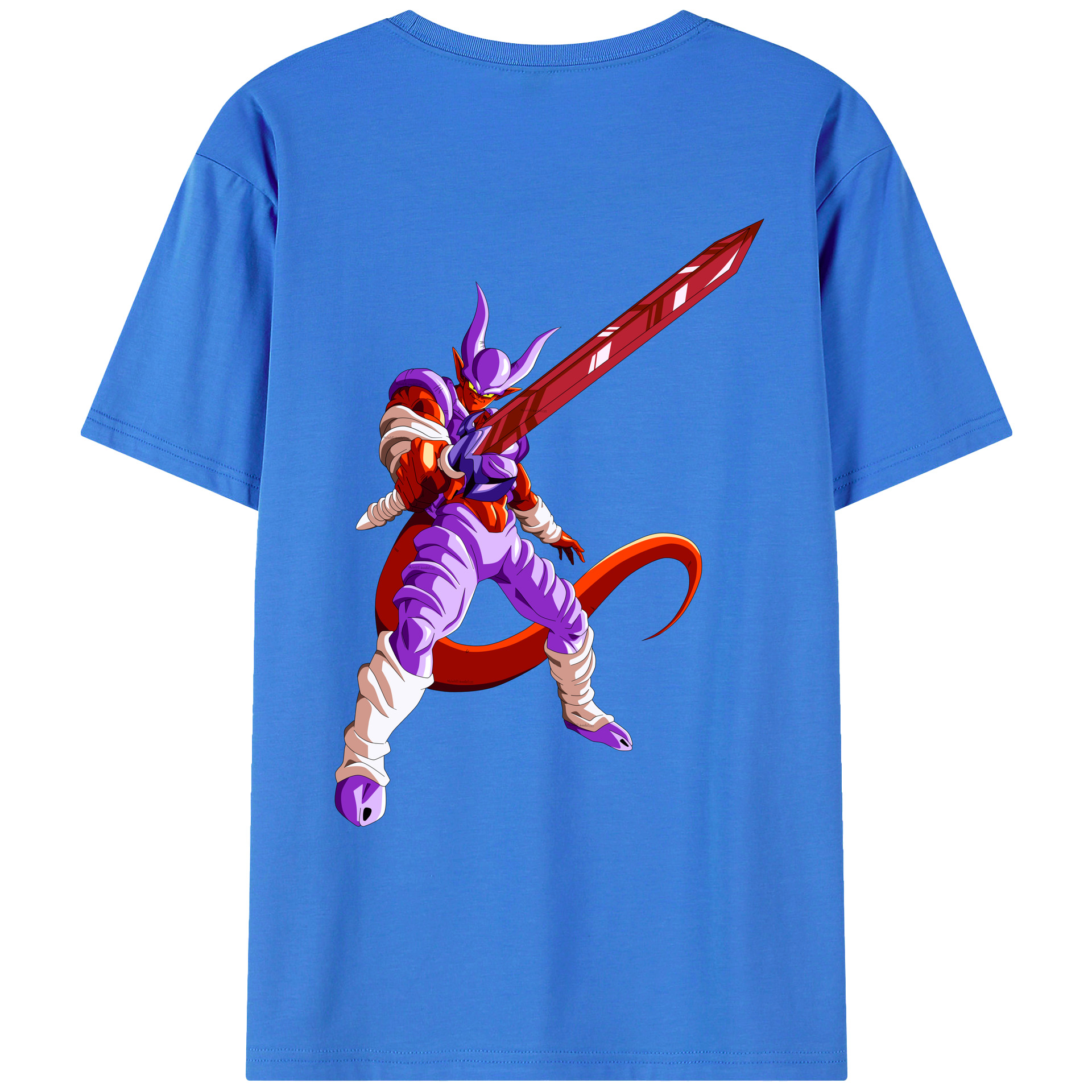（画像用） ドラゴンボール ジャネンバ DRAGON BALL Janemba 綿100％ メンズ半袖Tシャツ（バックプリント） 通気性