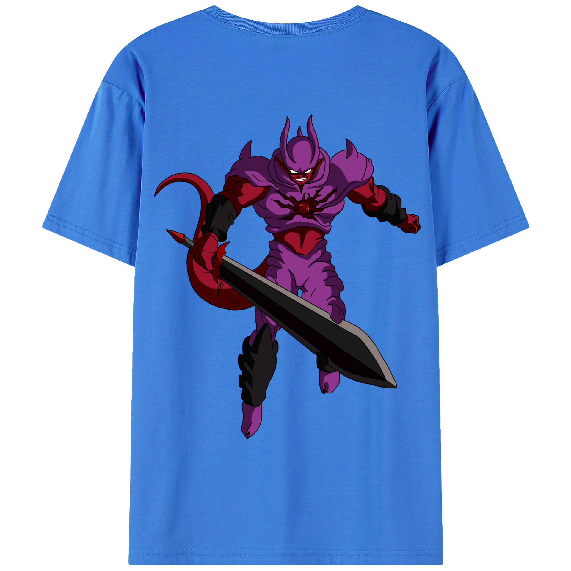 （画像用） ドラゴンボール ジャネンバ DRAGON BALL Janemba 綿100％ メンズ半袖Tシャツ（バックプリント） 通気性