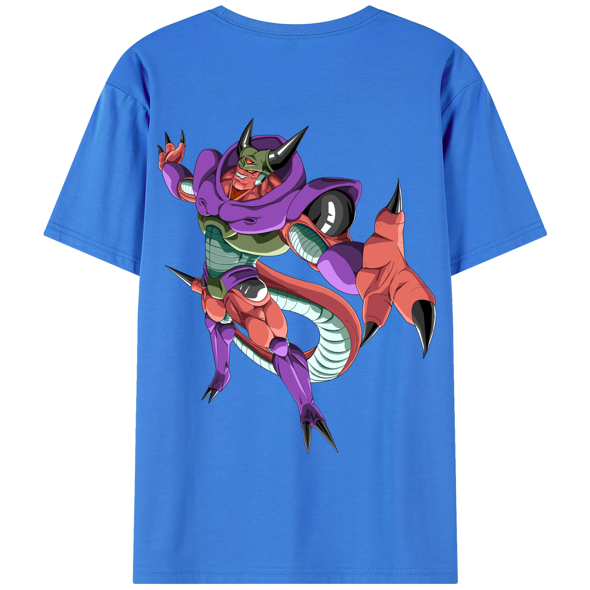 （画像用） ドラゴンボール ジャネンバ DRAGON BALL Janemba 綿100％ メンズ半袖Tシャツ（バックプリント） 通気性