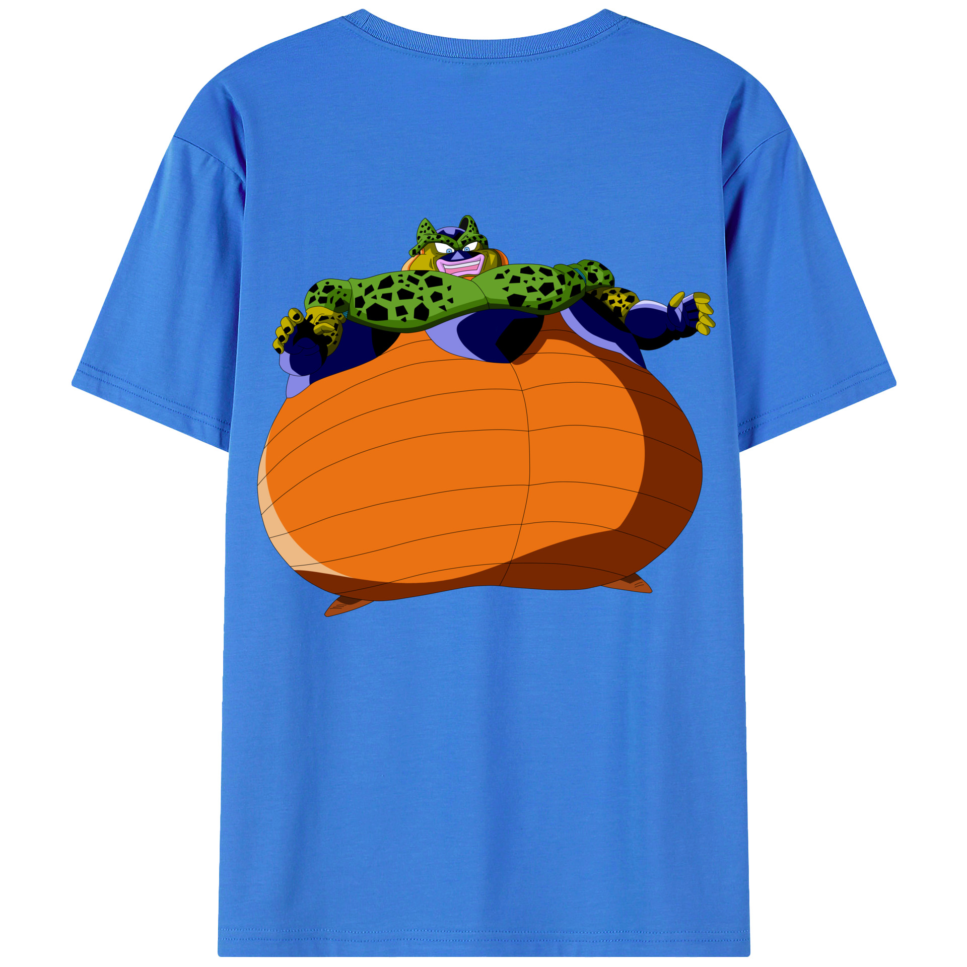 （画像用） ドラゴンボール セル DRAGON BALL Cell 綿100％ メンズ半袖Tシャツ（バックプリント） 通気性