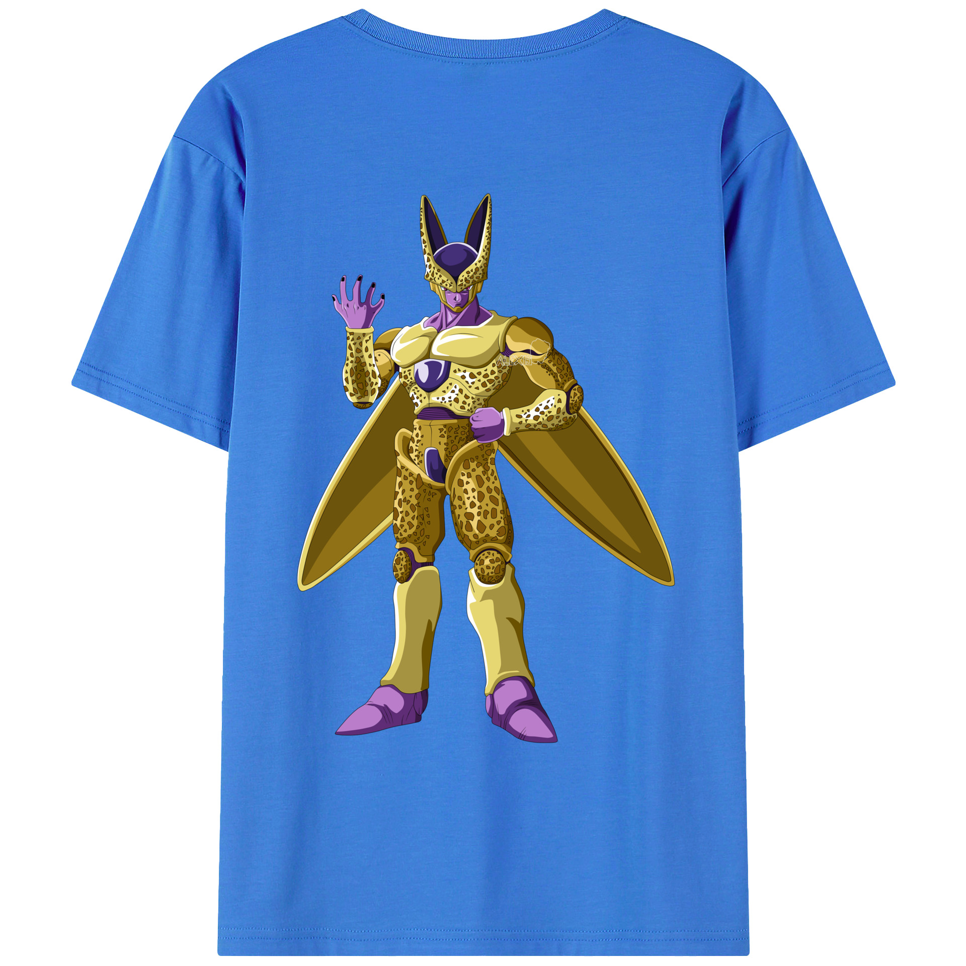 （画像用） ドラゴンボール セル DRAGON BALL Cell 綿100％ メンズ半袖Tシャツ（バックプリント） 通気性