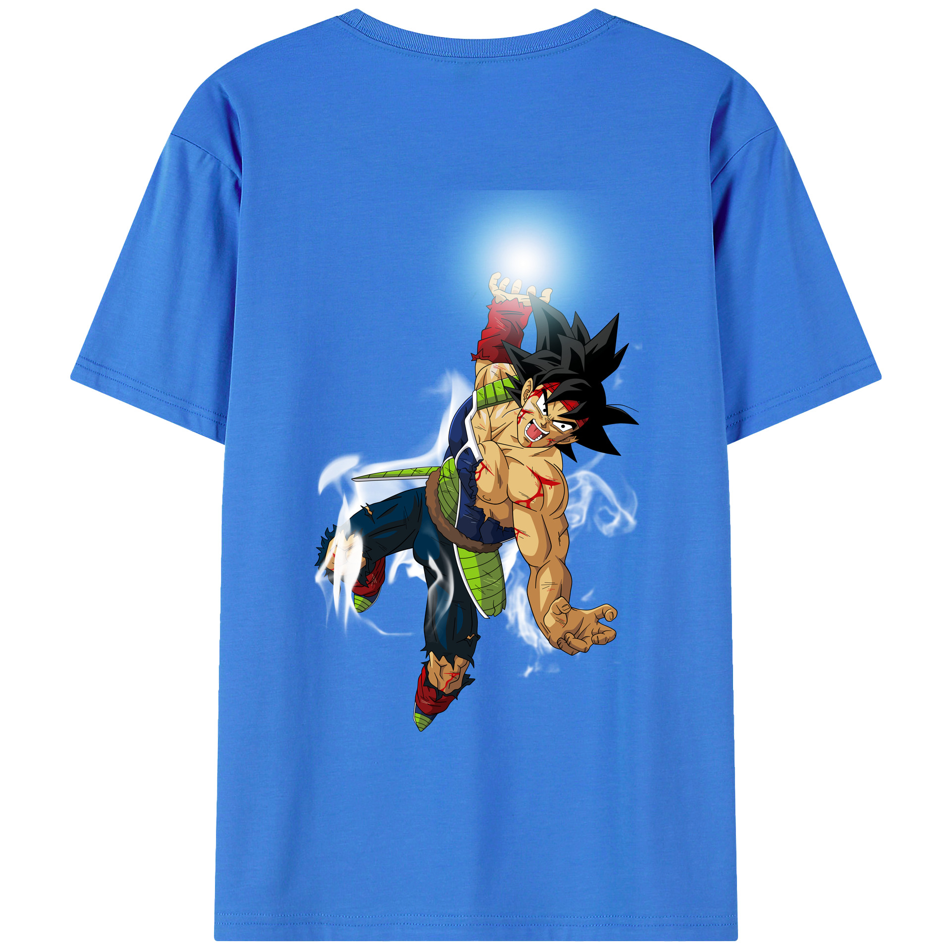 （画像用） ドラゴンボール バーダック DRAGON BALL Burdock 綿100％ メンズ半袖Tシャツ（バックプリント） 通気性