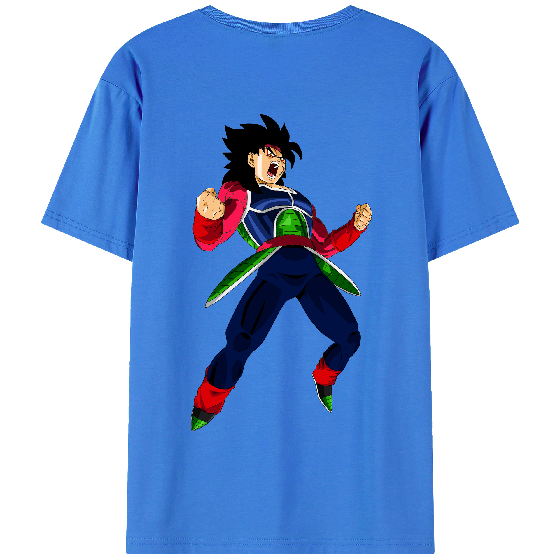 （画像用） ドラゴンボール バーダック DRAGON BALL Burdock 綿100％ メンズ半袖Tシャツ（バックプリント） 通気性