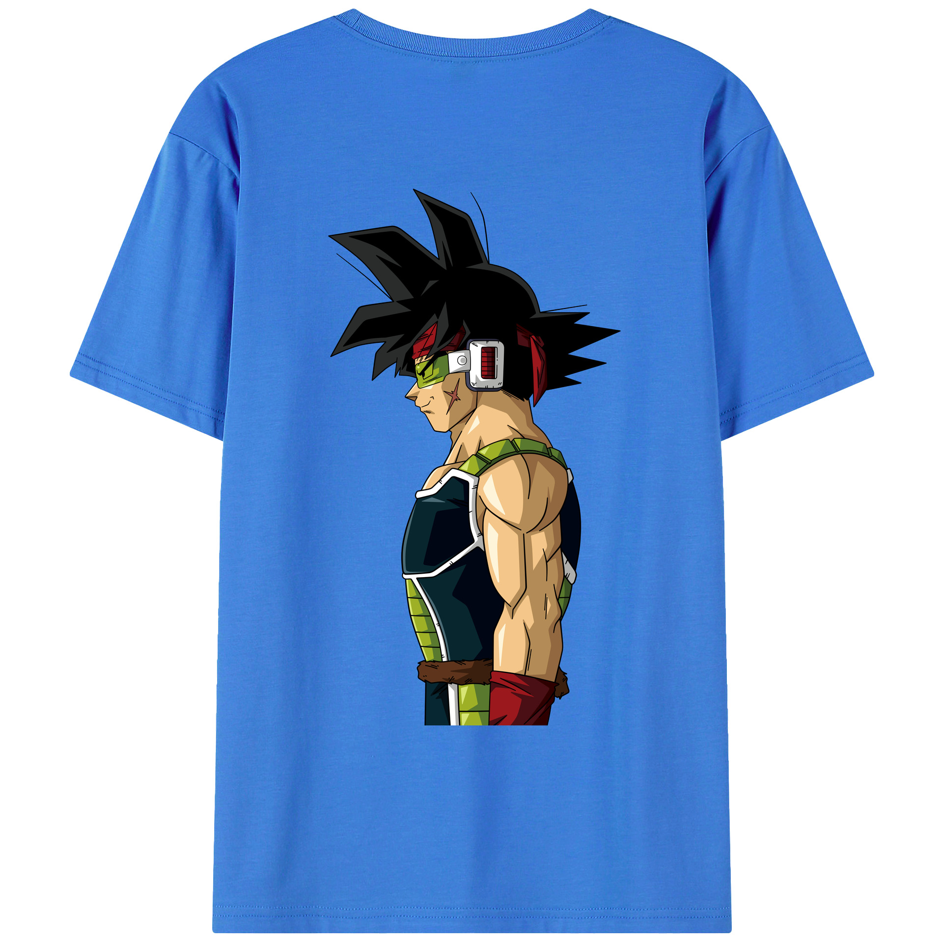 （画像用） ドラゴンボール バーダック DRAGON BALL Burdock 綿100％ メンズ半袖Tシャツ（バックプリント） 通気性