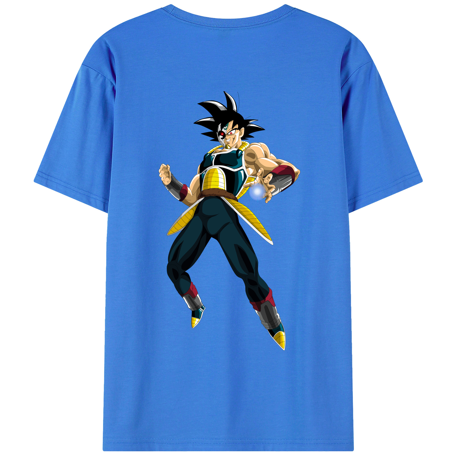 （画像用） ドラゴンボール バーダック DRAGON BALL Burdock 綿100％ メンズ半袖Tシャツ（バックプリント） 通気性