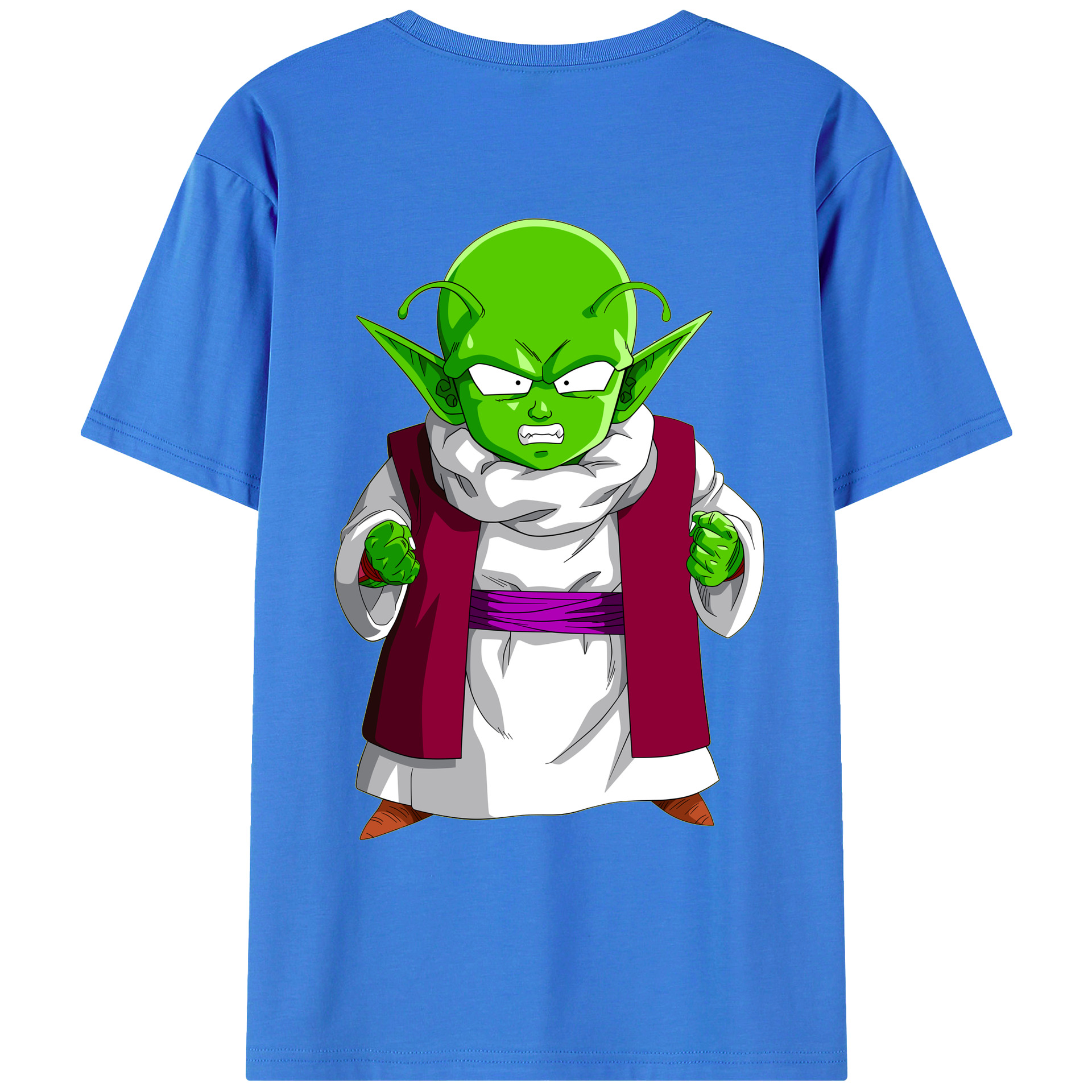（画像用） ドラゴンボール ピッコロ DRAGON BALL Piccolo 綿100％ メンズ半袖Tシャツ（バックプリント） 通気性