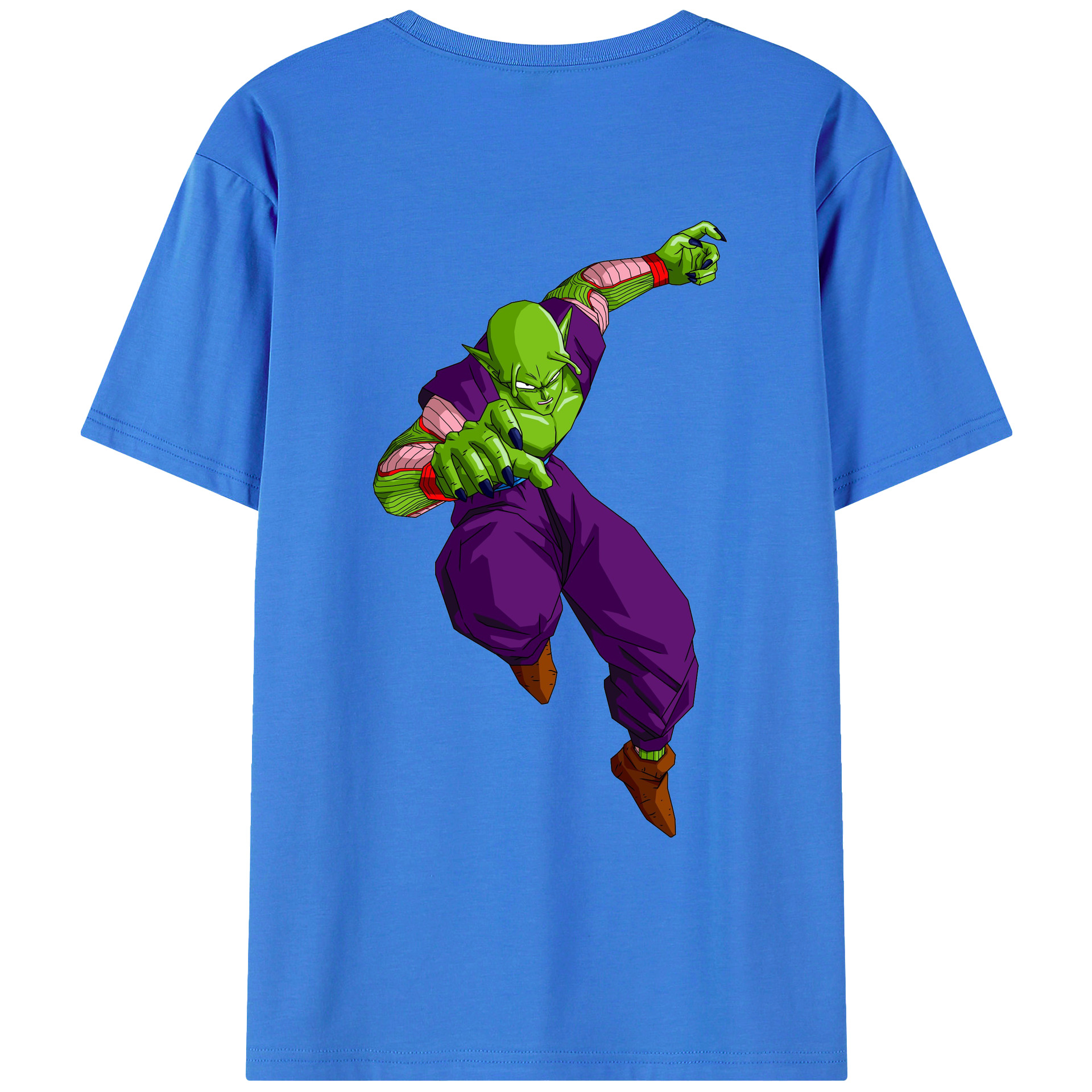 （画像用） ドラゴンボール ピッコロ DRAGON BALL Piccolo 綿100％ メンズ半袖Tシャツ（バックプリント） 通気性