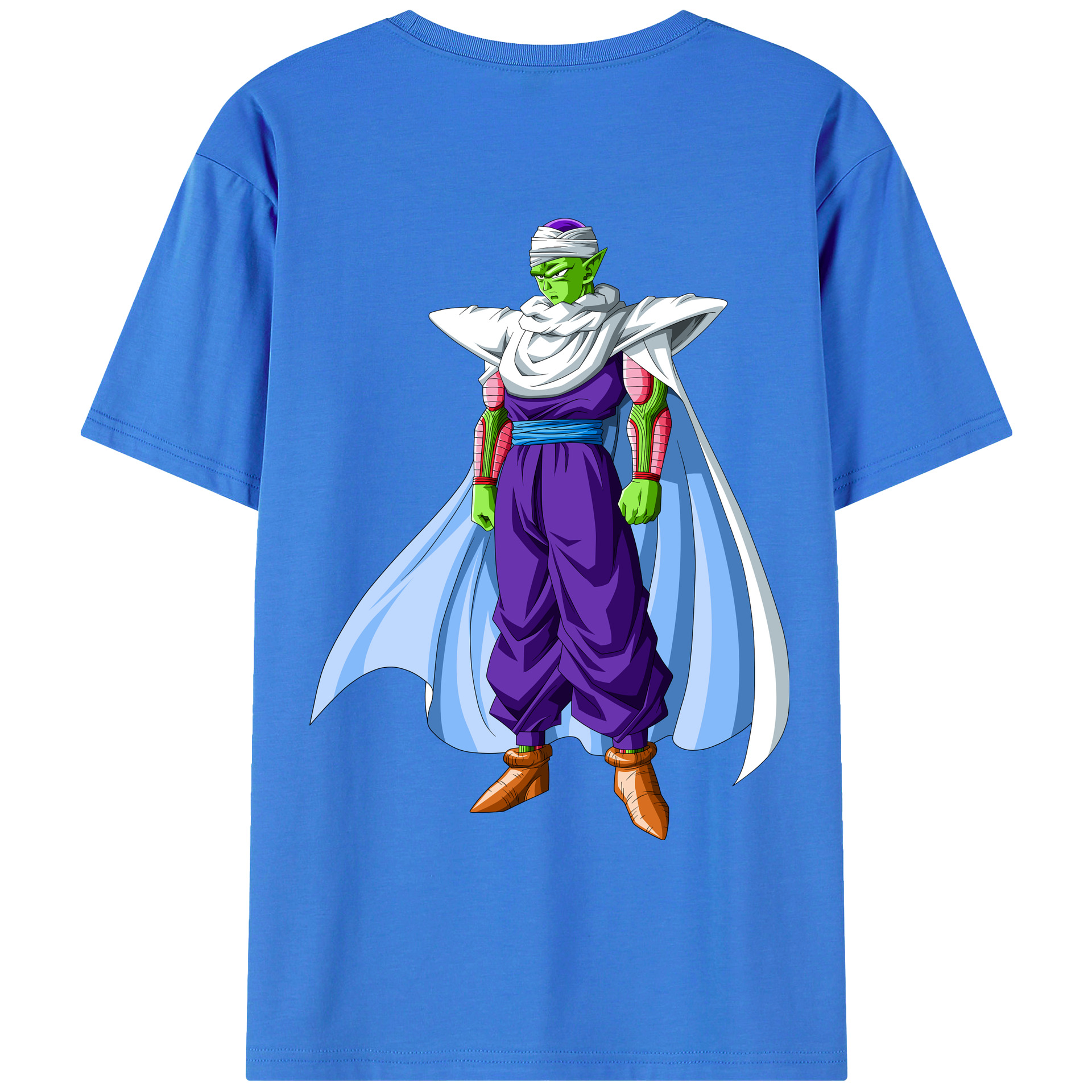 （画像用） ドラゴンボール ピッコロ DRAGON BALL Piccolo 綿100％ メンズ半袖Tシャツ（バックプリント） 通気性