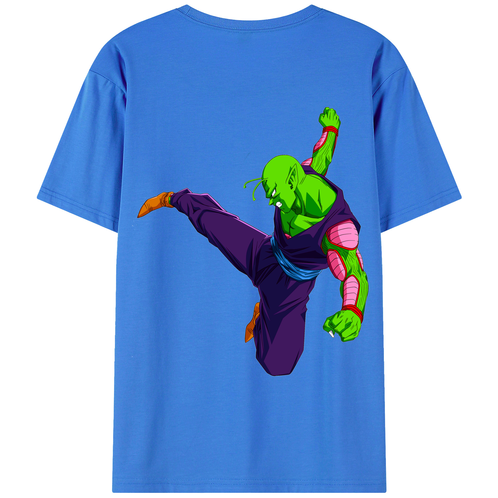 （画像用） ドラゴンボール ピッコロ DRAGON BALL Piccolo 綿100％ メンズ半袖Tシャツ（バックプリント） 通気性