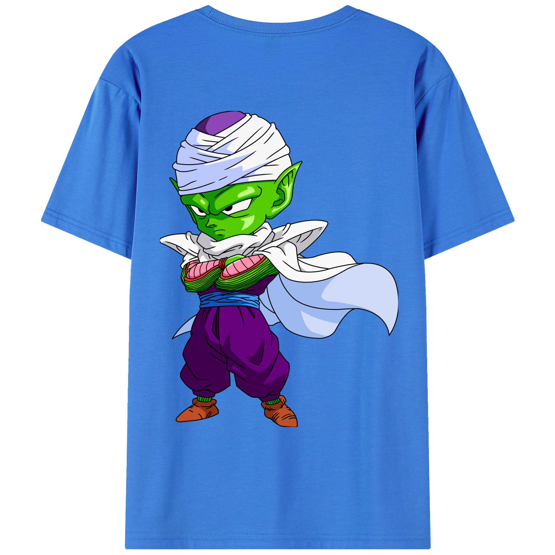 （画像用） ドラゴンボール ピッコロ DRAGON BALL Piccolo 綿100％ メンズ半袖Tシャツ（バックプリント） 通気性