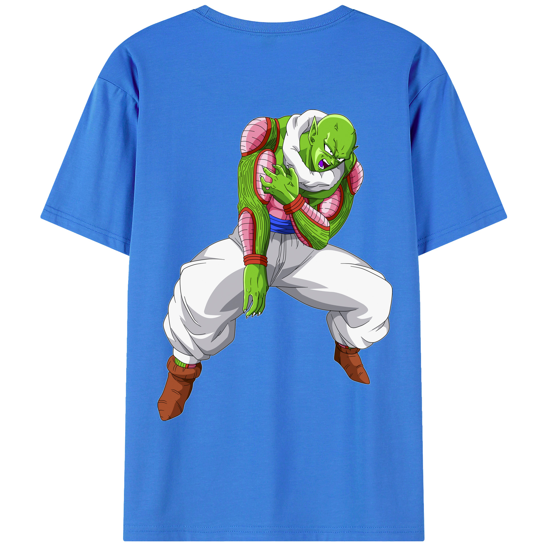 （画像用） ドラゴンボール ピッコロ DRAGON BALL Piccolo 綿100％ メンズ半袖Tシャツ（バックプリント） 通気性