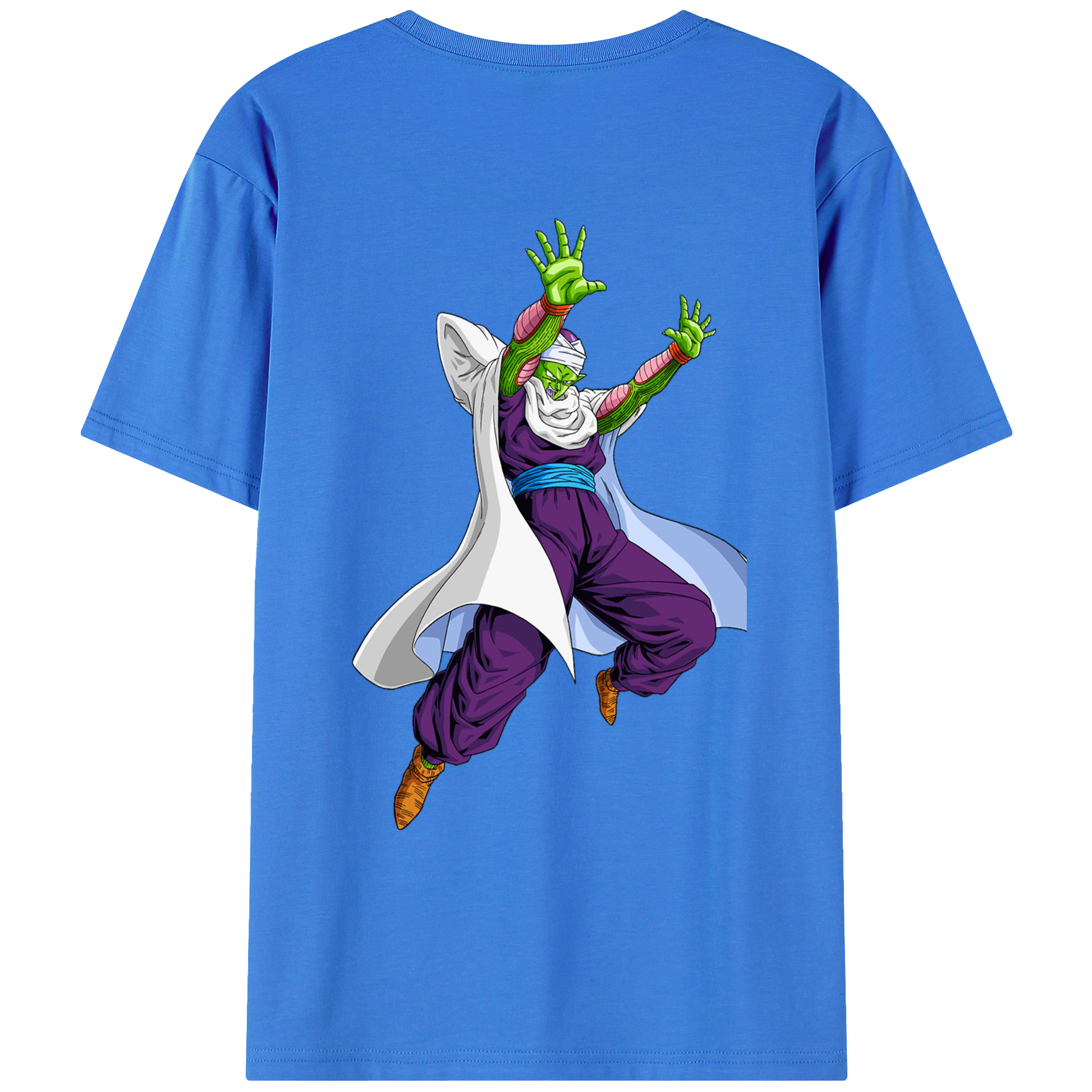 （画像用） ドラゴンボール ピッコロ DRAGON BALL Piccolo 綿100％ メンズ半袖Tシャツ（バックプリント） 通気性