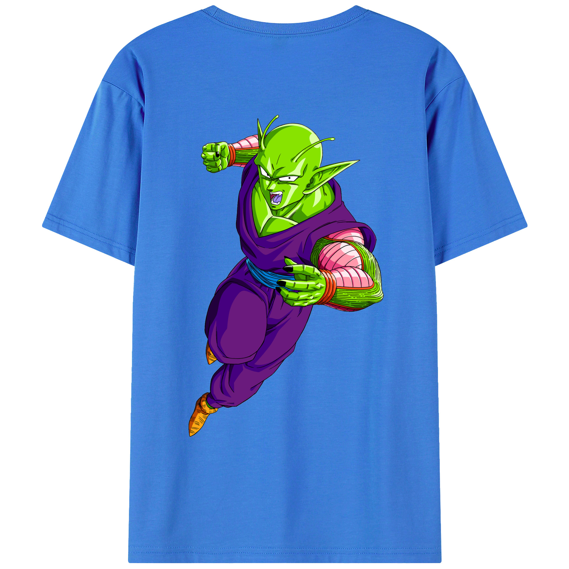 （画像用） ドラゴンボール ピッコロ DRAGON BALL Piccolo 綿100％ メンズ半袖Tシャツ（バックプリント） 通気性