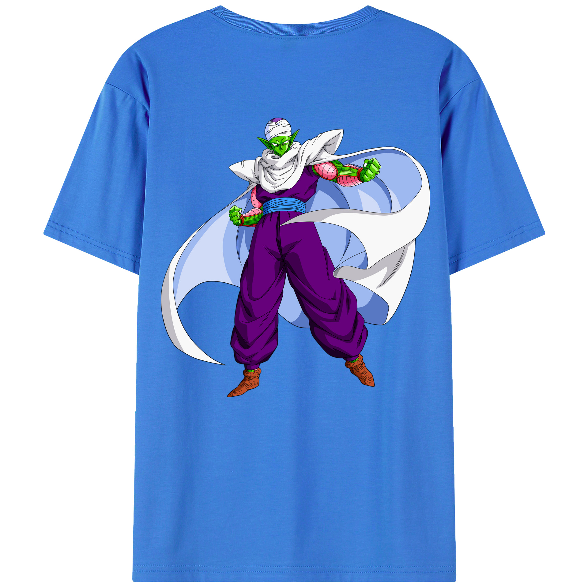 （画像用） ドラゴンボール ピッコロ DRAGON BALL Piccolo 綿100％ メンズ半袖Tシャツ（バックプリント） 通気性