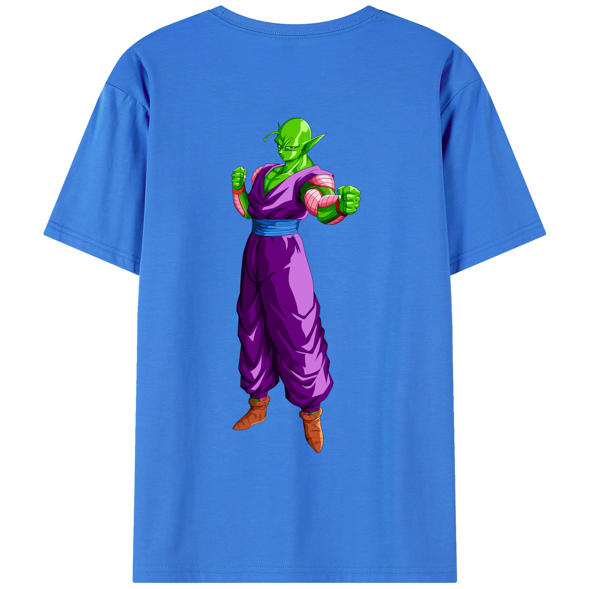 （画像用） ドラゴンボール ピッコロ DRAGON BALL Piccolo 綿100％ メンズ半袖Tシャツ（バックプリント） 通気性