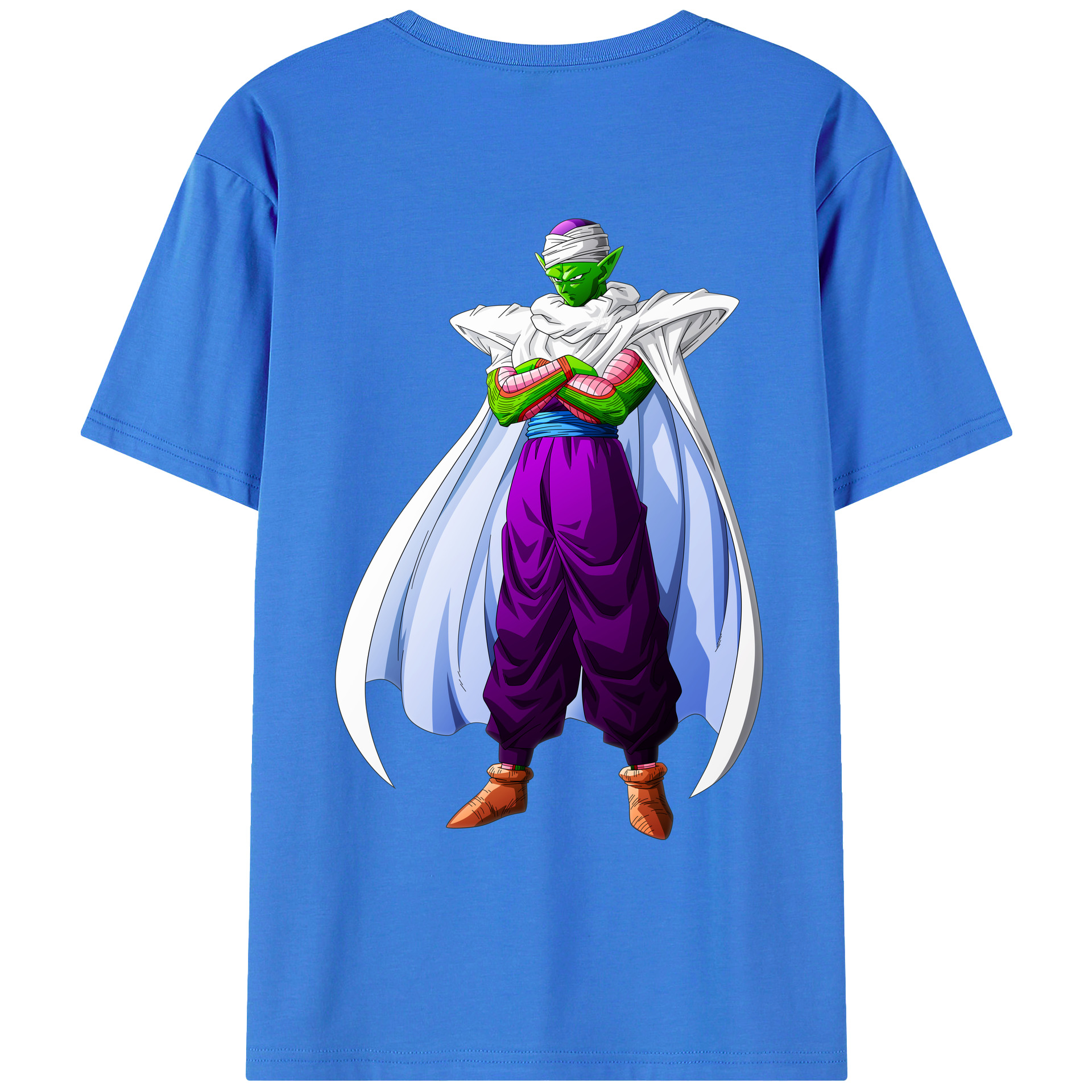 （画像用） ドラゴンボール ピッコロ DRAGON BALL Piccolo 綿100％ メンズ半袖Tシャツ（バックプリント） 通気性