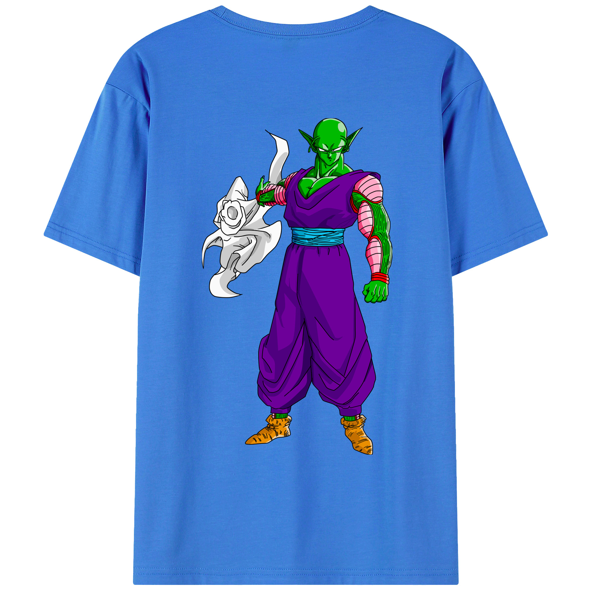 （画像用） ドラゴンボール ピッコロ DRAGON BALL Piccolo 綿100％ メンズ半袖Tシャツ（バックプリント） 通気性