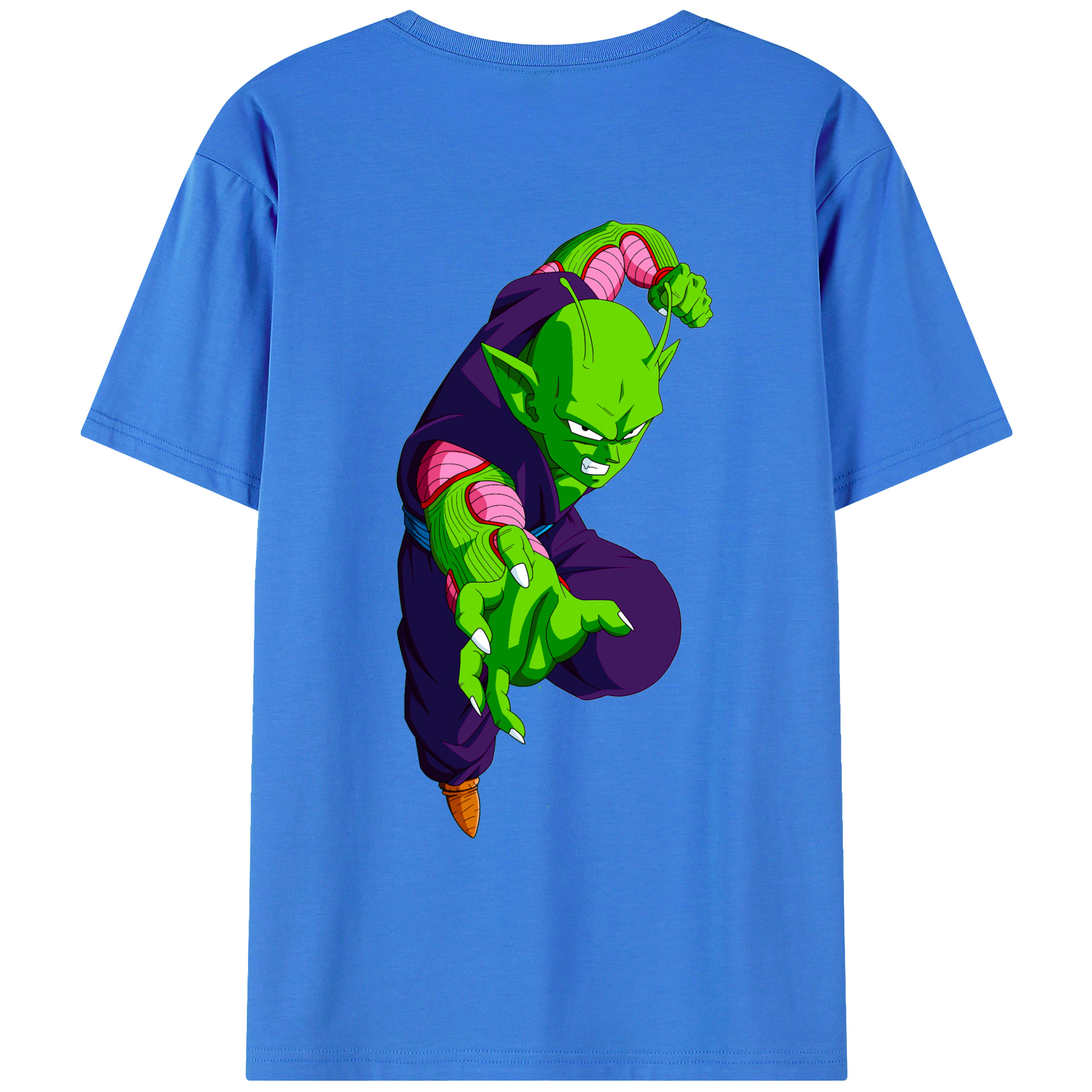 （画像用） ドラゴンボール ピッコロ DRAGON BALL Piccolo 綿100％ メンズ半袖Tシャツ（バックプリント） 通気性