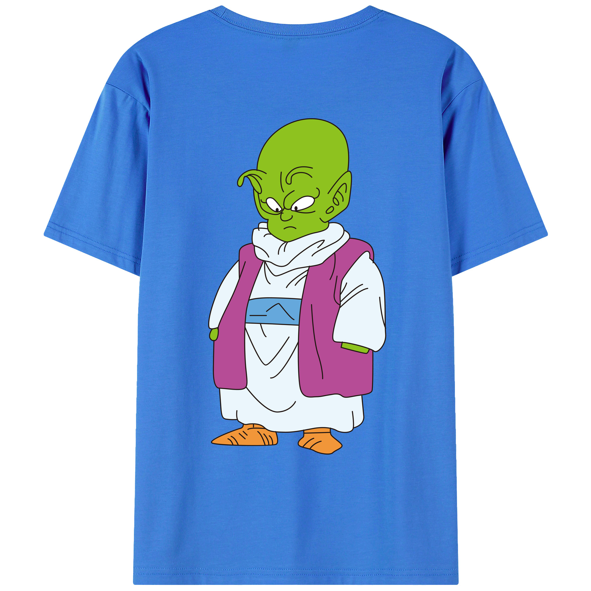 （画像用） ドラゴンボール ピッコロ DRAGON BALL Piccolo 綿100％ メンズ半袖Tシャツ（バックプリント） 通気性