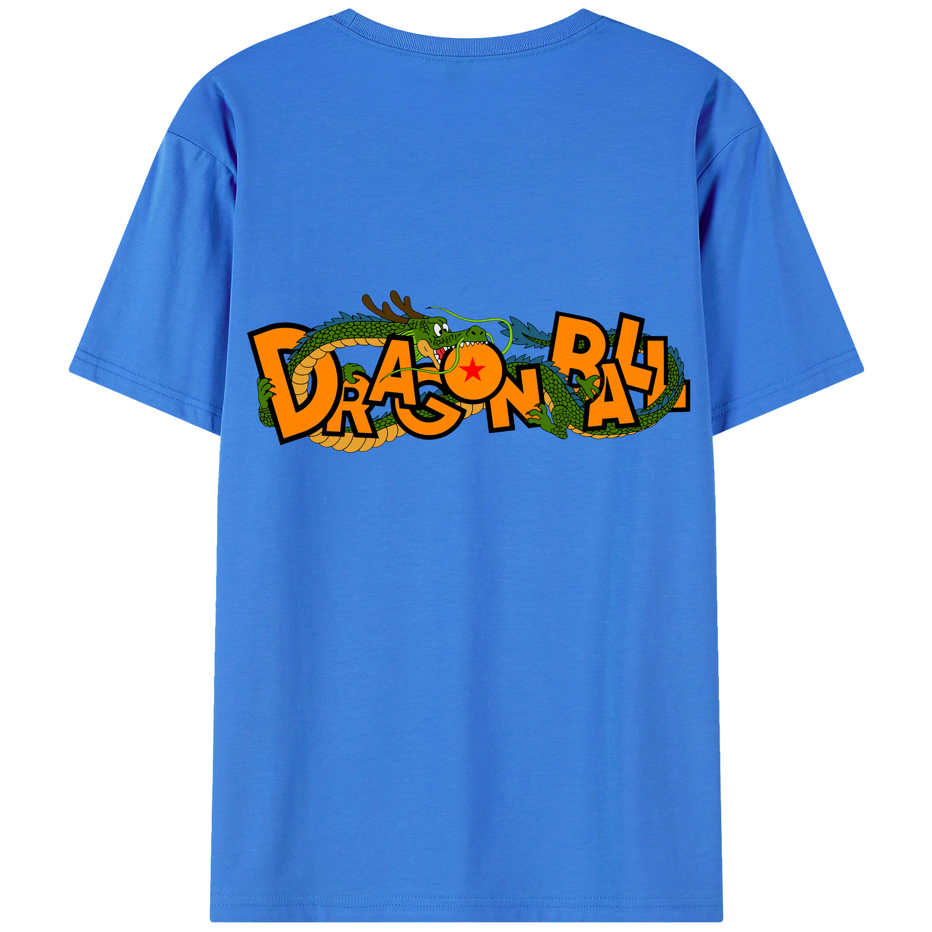 （画像用） ドラゴンボール DRAGON BALL 綿100％ メンズ半袖Tシャツ（バックプリント） 通気性