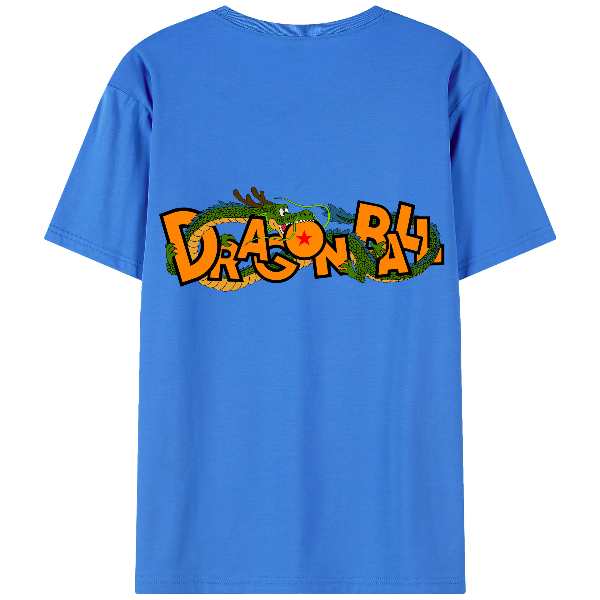 （画像用） ドラゴンボール DRAGON BALL 綿100％ メンズ半袖Tシャツ（バックプリント） 通気性