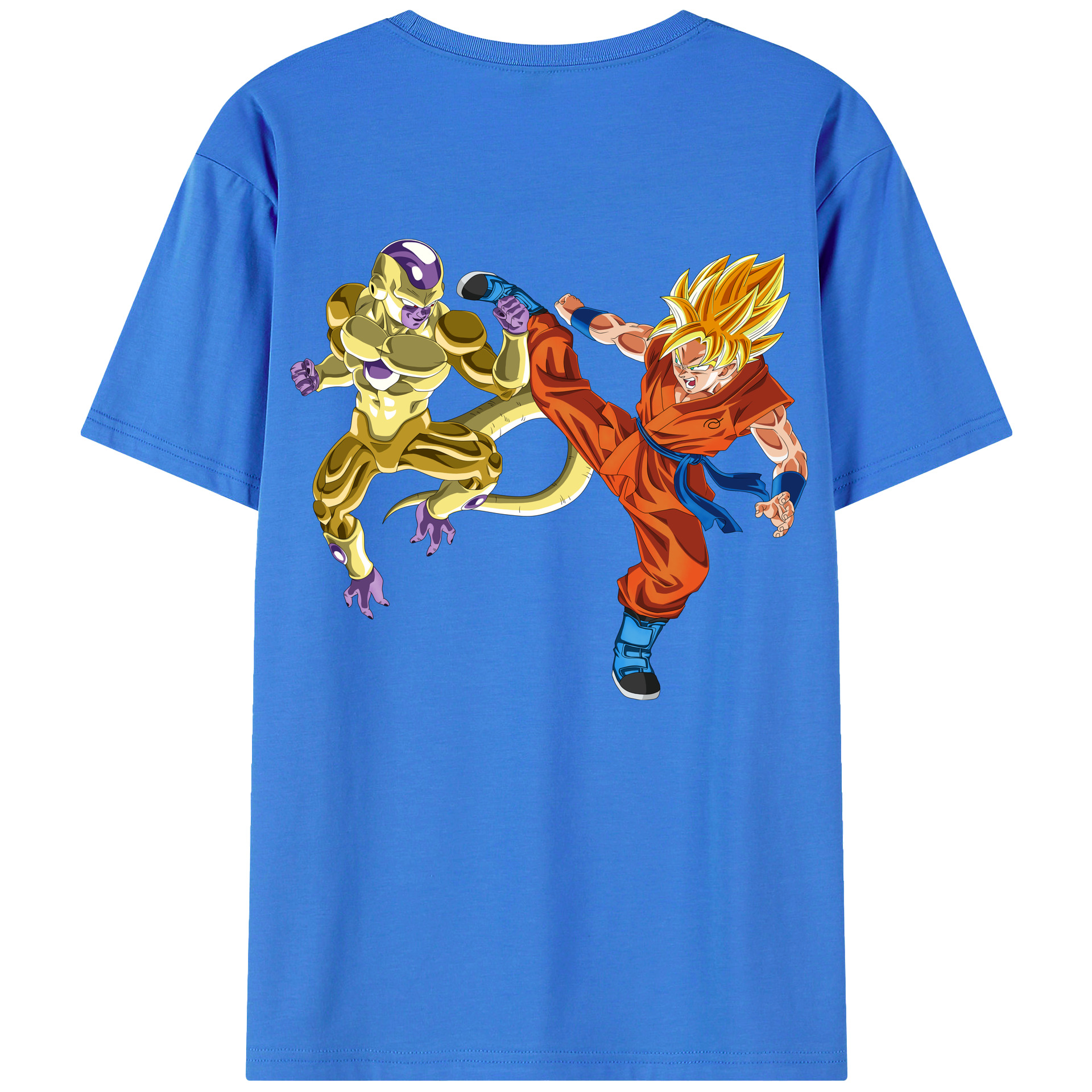 （画像用） ドラゴンボール DRAGON BALL 綿100％ メンズ半袖Tシャツ（バックプリント） 通気性