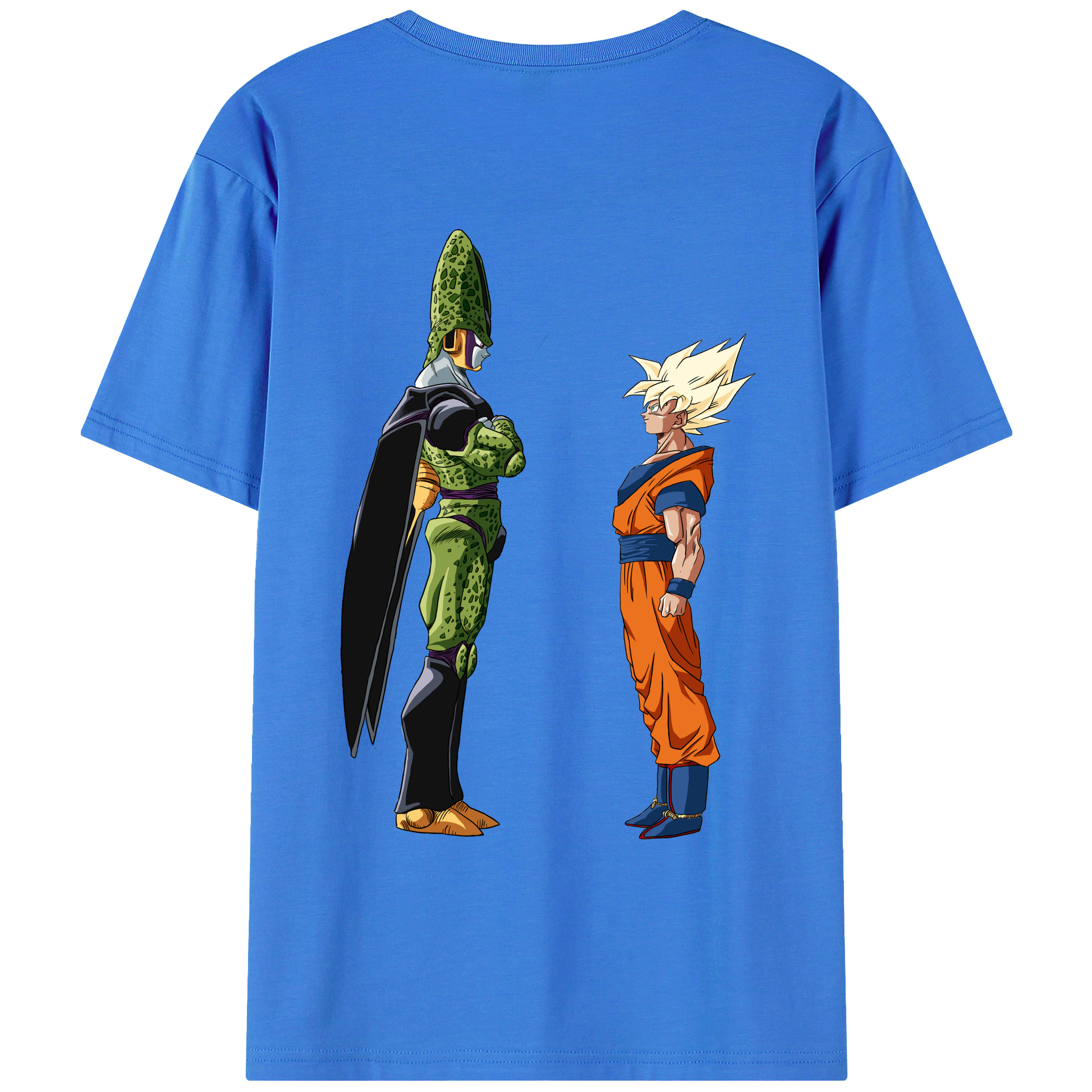 （画像用） ドラゴンボール DRAGON BALL 綿100％ メンズ半袖Tシャツ（バックプリント） 通気性