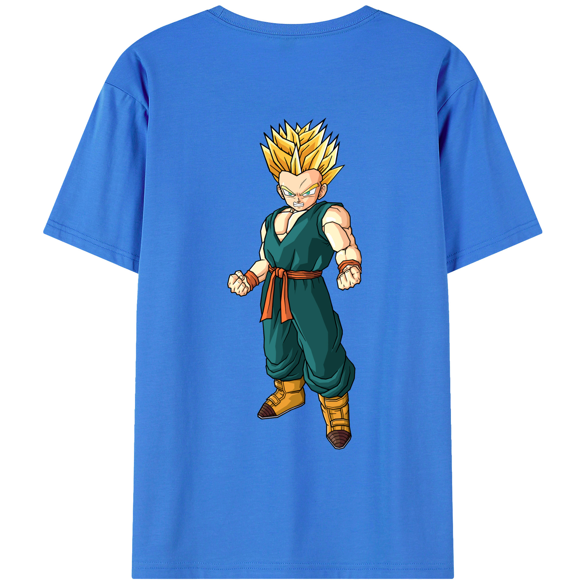 （画像用） ドラゴンボール DRAGON BALL 綿100％ メンズ半袖Tシャツ（バックプリント） 通気性