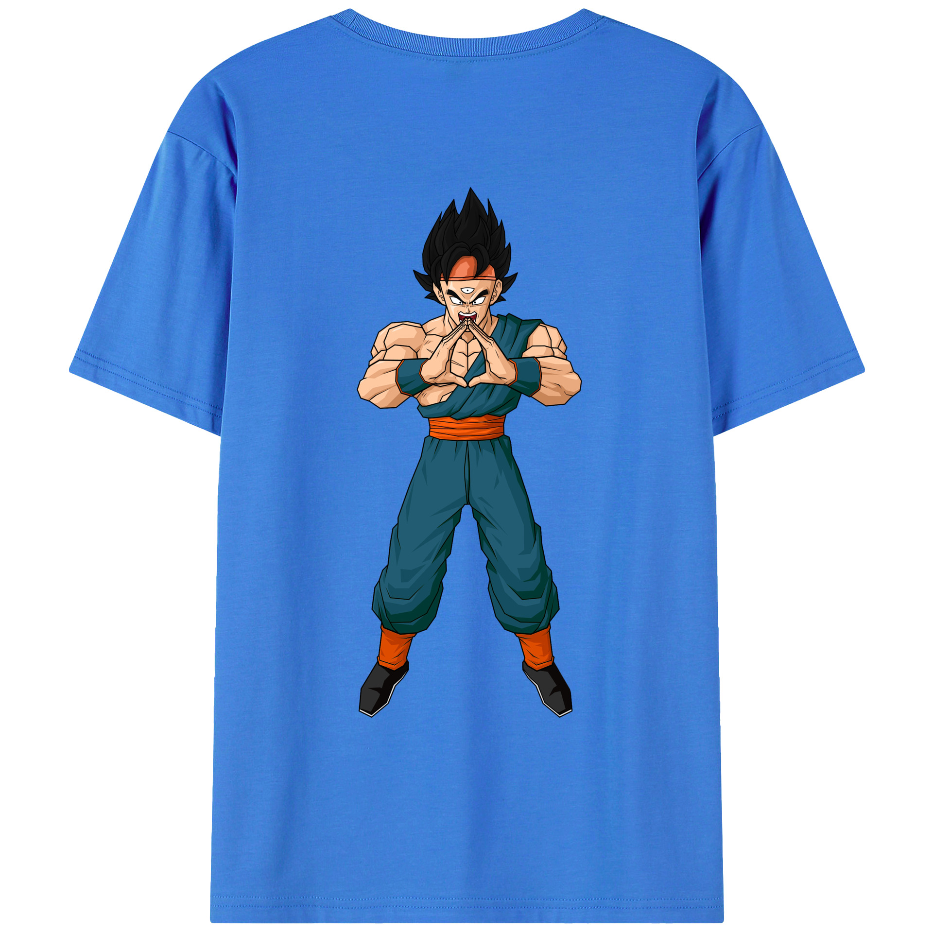 （画像用） ドラゴンボール DRAGON BALL 綿100％ メンズ半袖Tシャツ（バックプリント） 通気性