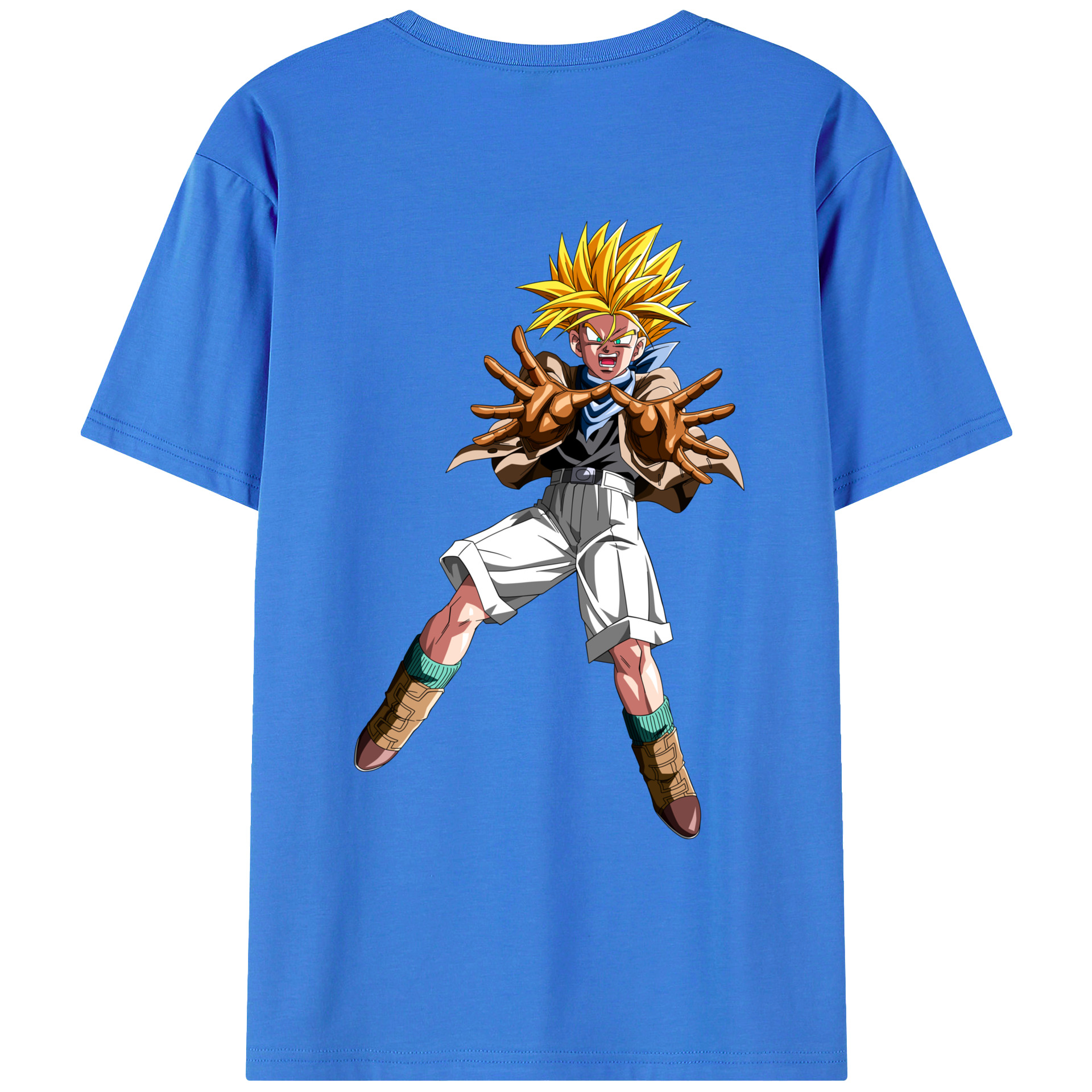 （画像用） ドラゴンボール DRAGON BALL 綿100％ メンズ半袖Tシャツ（バックプリント） 通気性