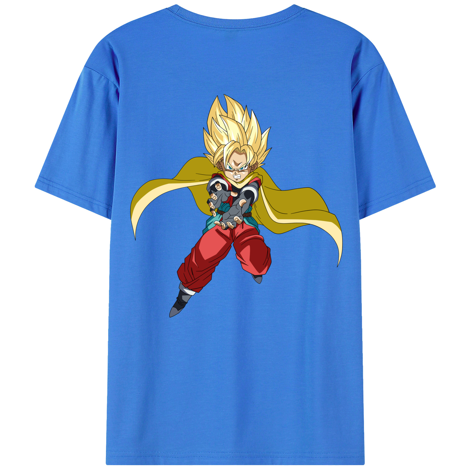 （画像用） ドラゴンボール DRAGON BALL 綿100％ メンズ半袖Tシャツ（バックプリント） 通気性