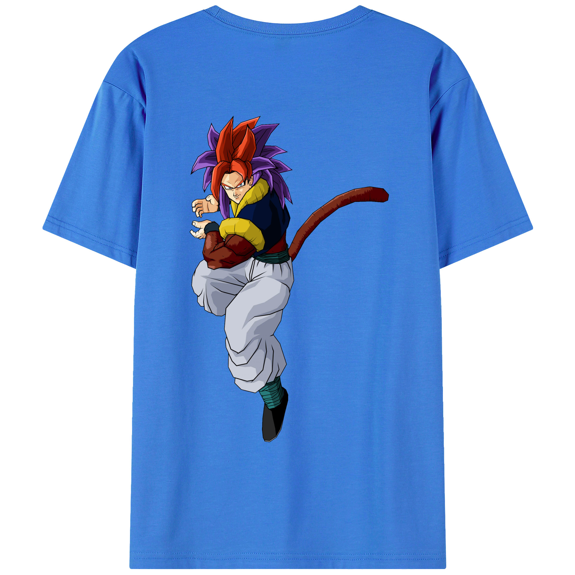 （画像用） ドラゴンボール DRAGON BALL 綿100％ メンズ半袖Tシャツ（バックプリント） 通気性