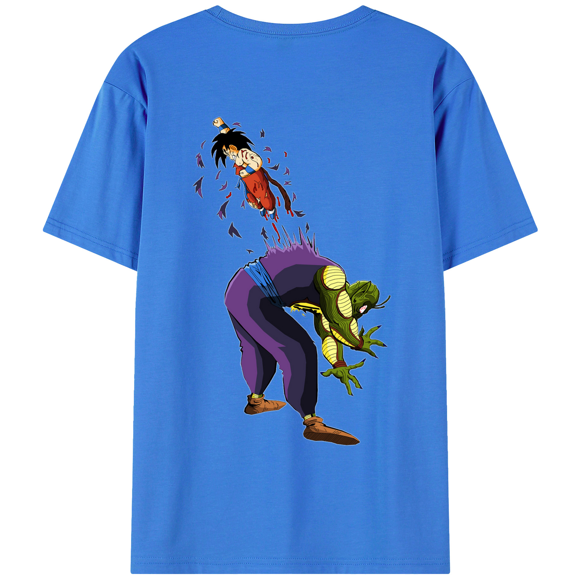 （画像用） ドラゴンボール DRAGON BALL 綿100％ メンズ半袖Tシャツ（バックプリント） 通気性
