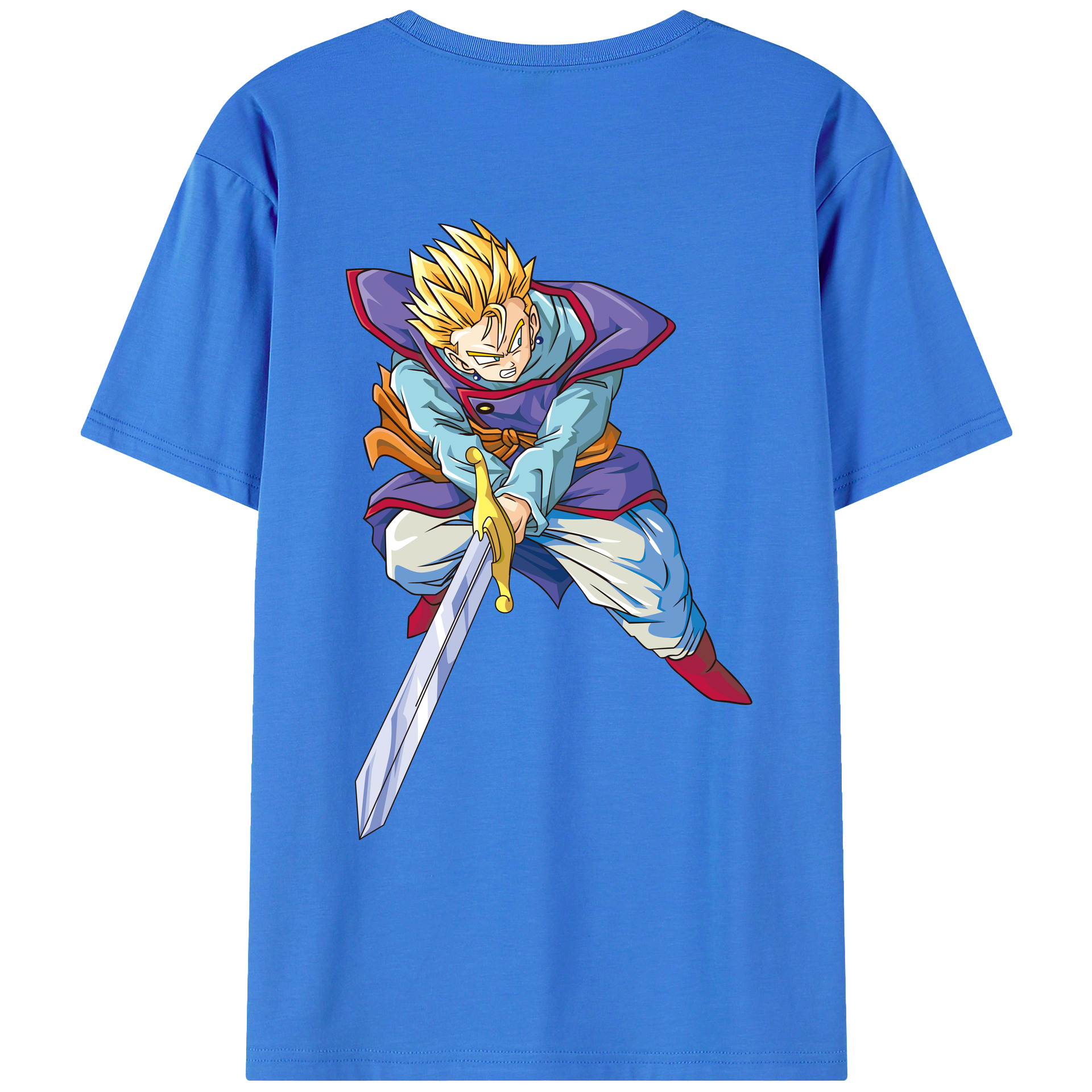 （画像用） ドラゴンボール DRAGON BALL 綿100％ メンズ半袖Tシャツ（バックプリント） 通気性